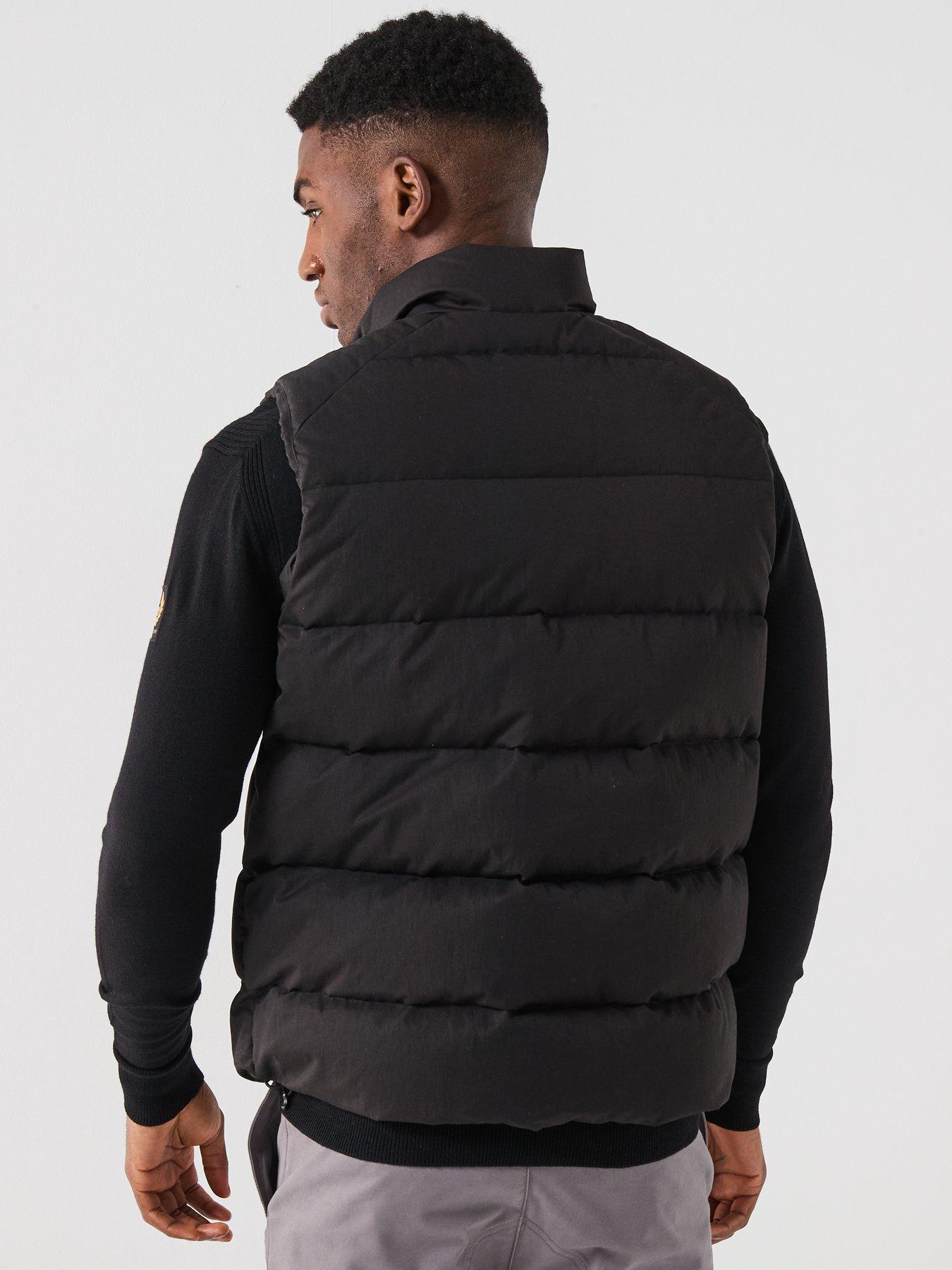 Gilet Belstaff Bodywarmer Chasse Et Outdoor – Taille L, Vert, Avec Daim