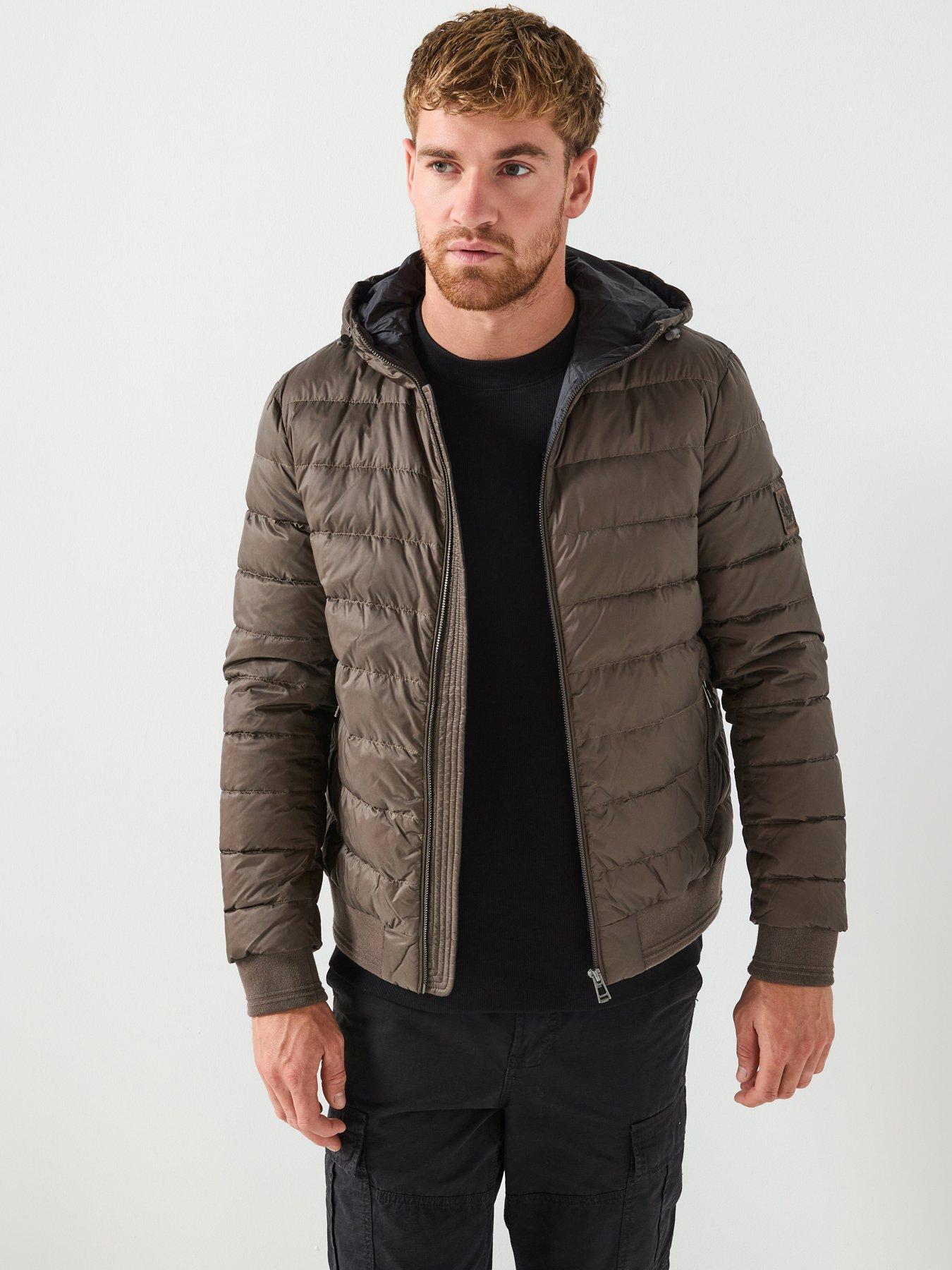 undefined Control Hooded Padded Jacket - Brown