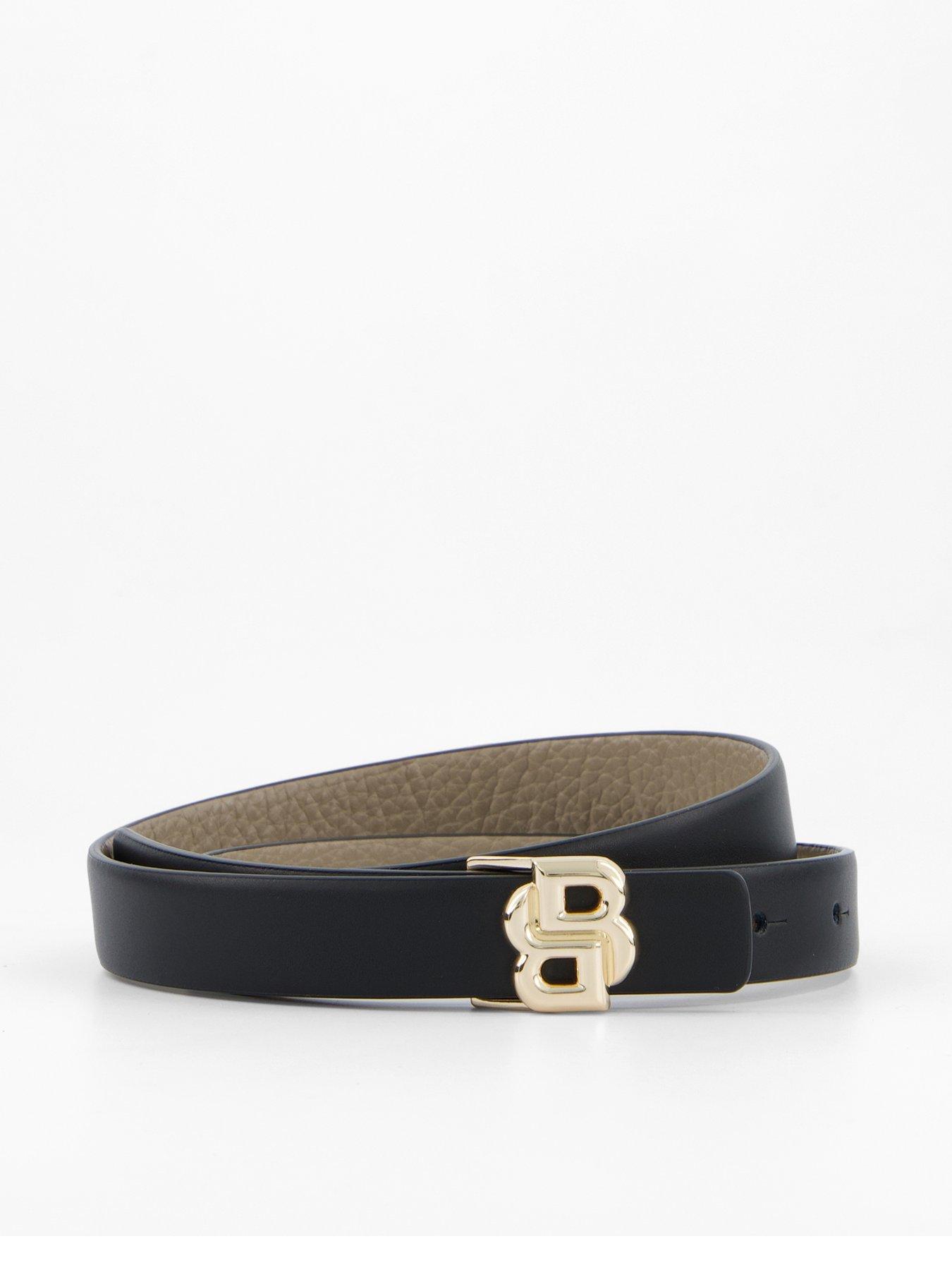 BOSS Icon Leather Belt - Black