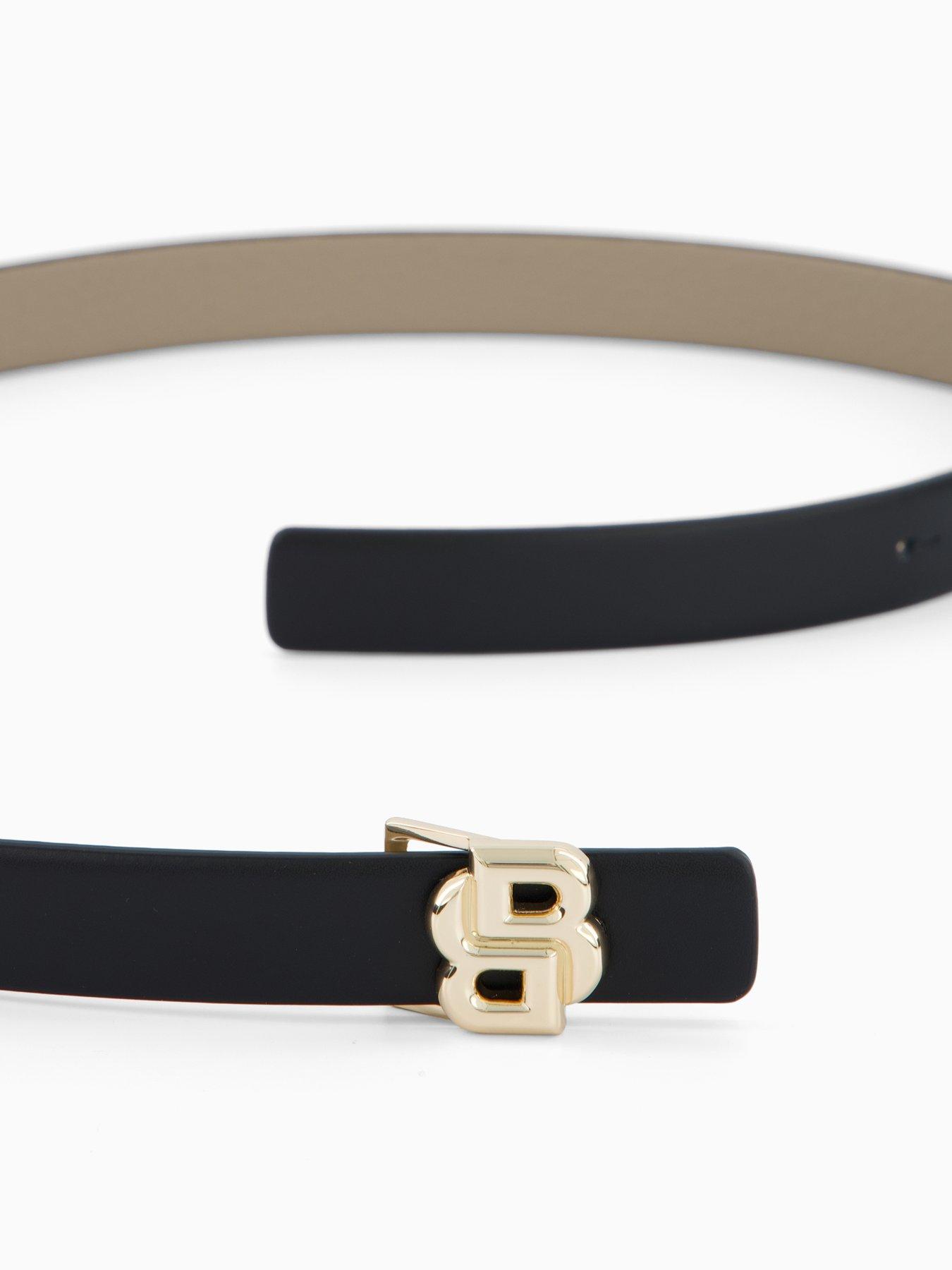 Image 3 of 4 of BOSS Icon Leather Belt - Black