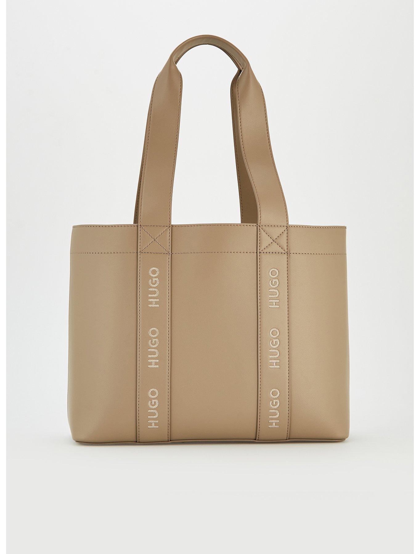 HUGO Becky Small Tote Bag - Beige