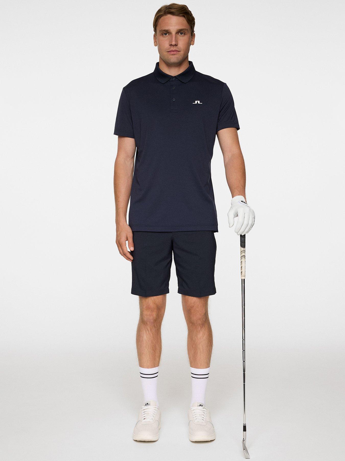 Image 3 of 5 of J LINDEBERG Mens Golf Bridge Polo - Navy