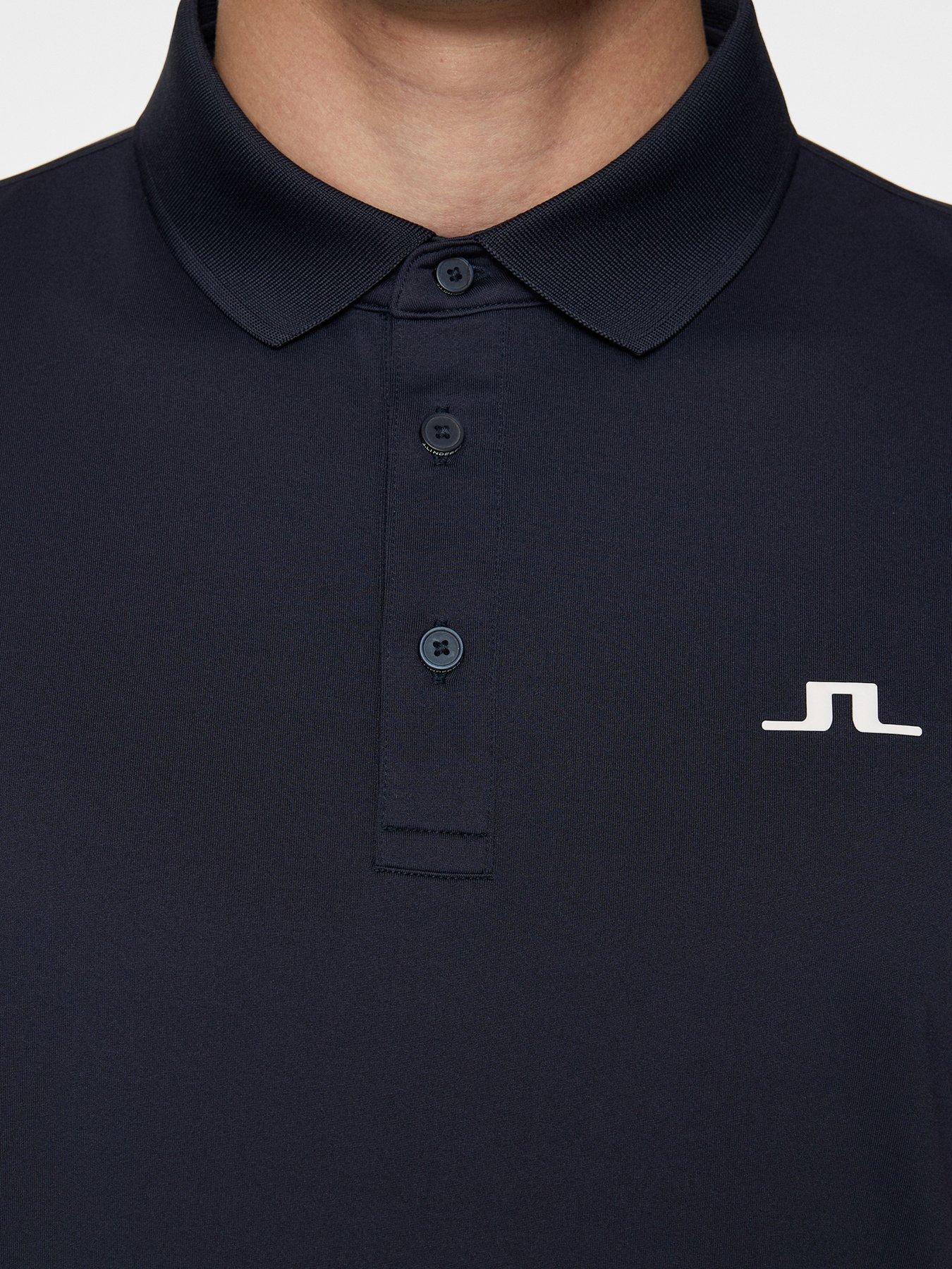 Image 4 of 5 of J LINDEBERG Mens Golf Bridge Polo - Navy