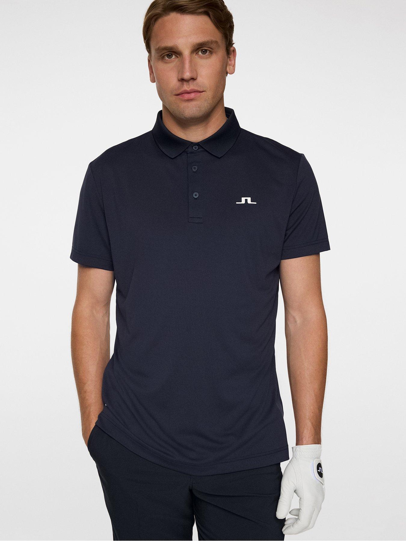 Image 5 of 5 of J LINDEBERG Mens Golf Bridge Polo - Navy