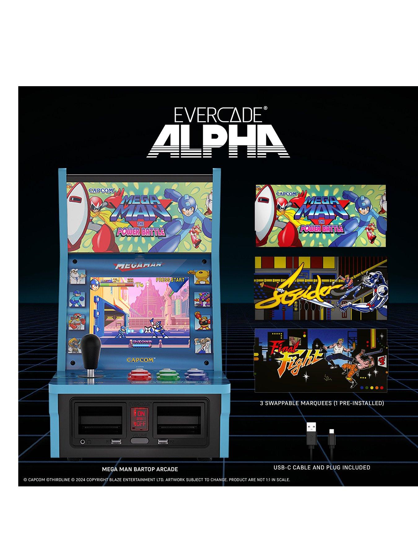 Evercade Alpha Mega Man Bartop Arcade