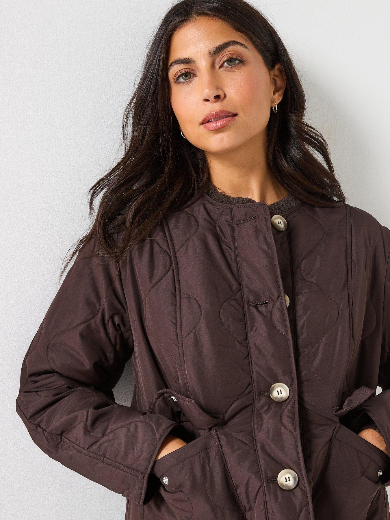 Vero Moda dam jacka VMMILLAS - Chocolate Brown