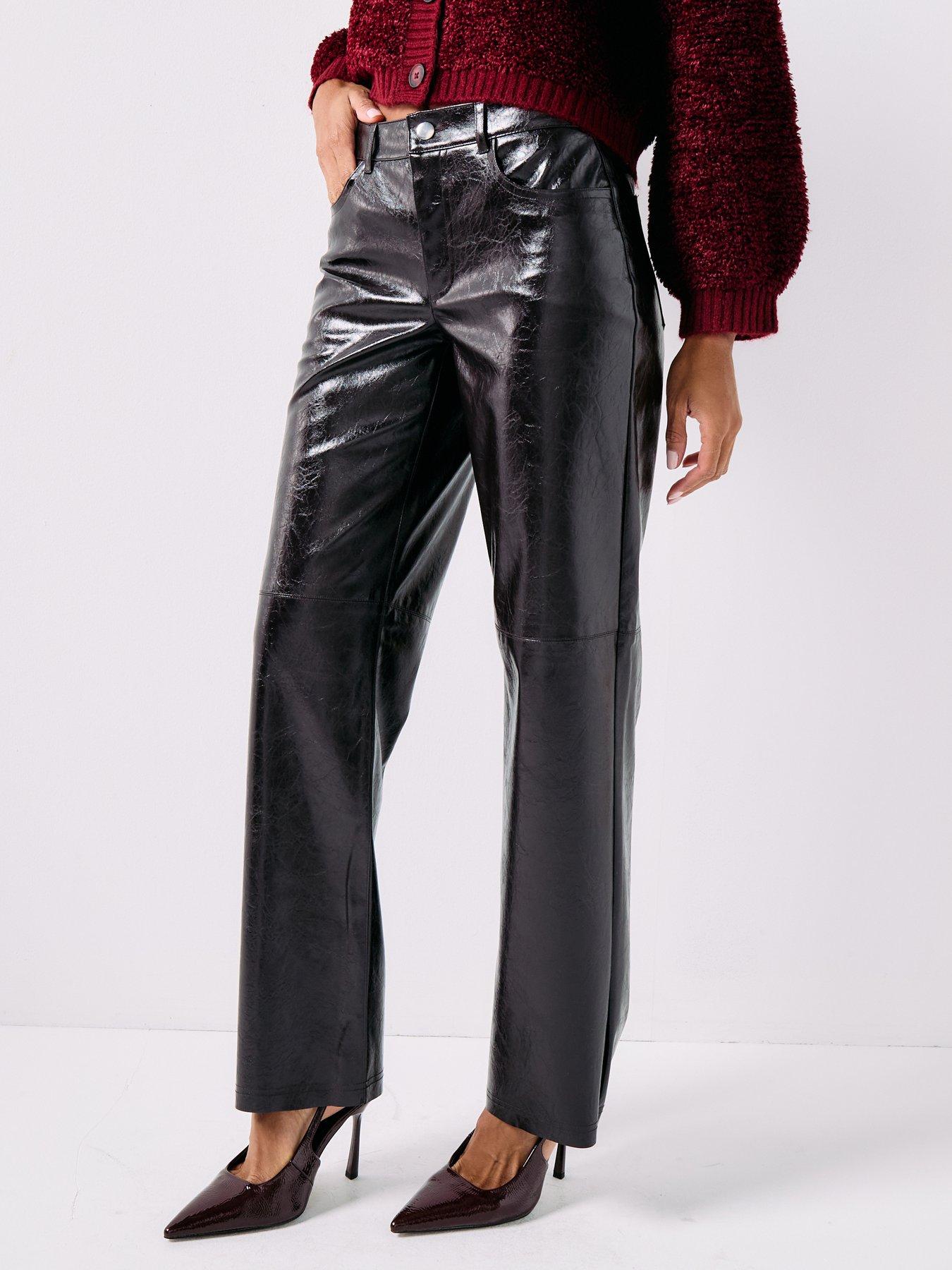 JDY Mid Waist Straight Pant - Black