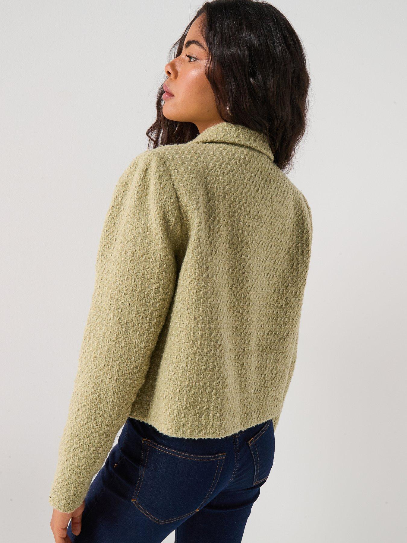 Image 2 of 6 of AWARE Naoko Cropped Jacket - Green