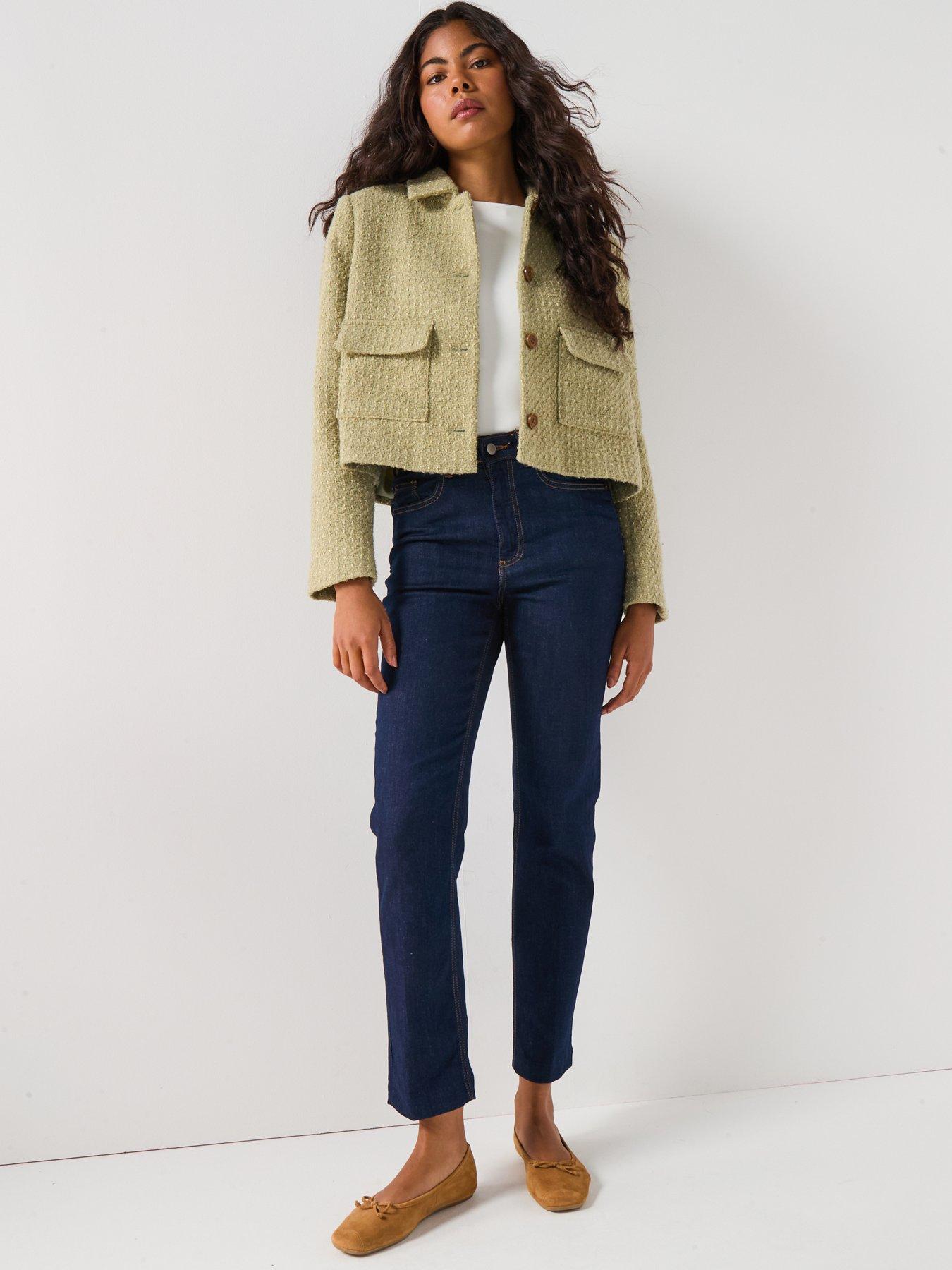 Image 3 of 6 of AWARE Naoko Cropped Jacket - Green