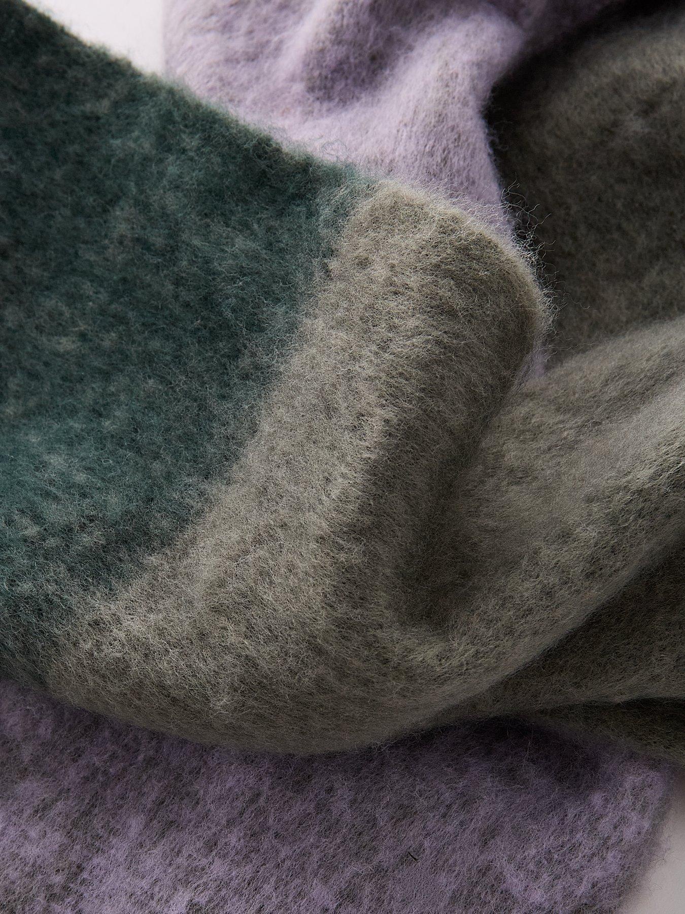 PIECES Pcpyron Long Scarf Noos Bc Sciarpa da donna, Nero/Dettagli: W. WHITECAP GRIGIO, Taglia unica