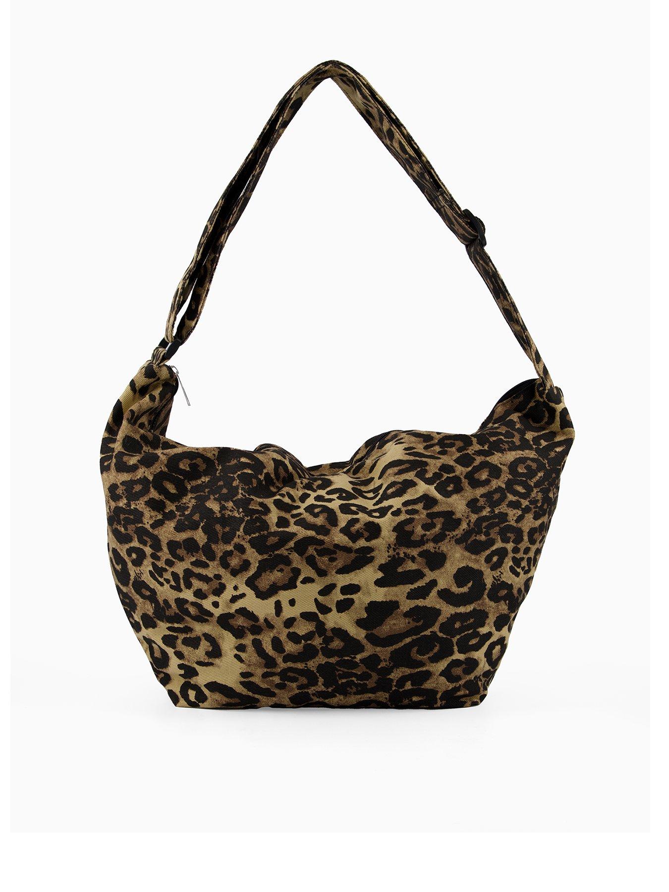 undefined Pcamanda Fabric Leopard Xl Bumbag - Multi