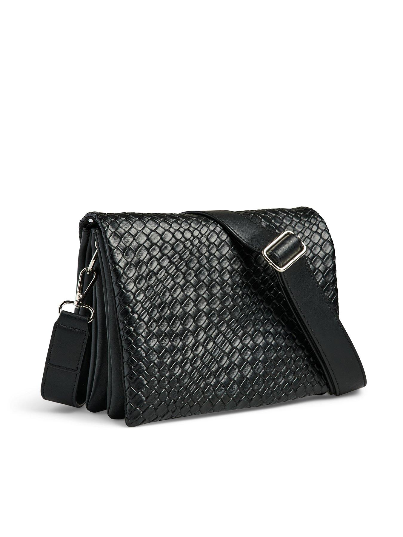 PIECES Jenni Braided Crossbody Bag - Black