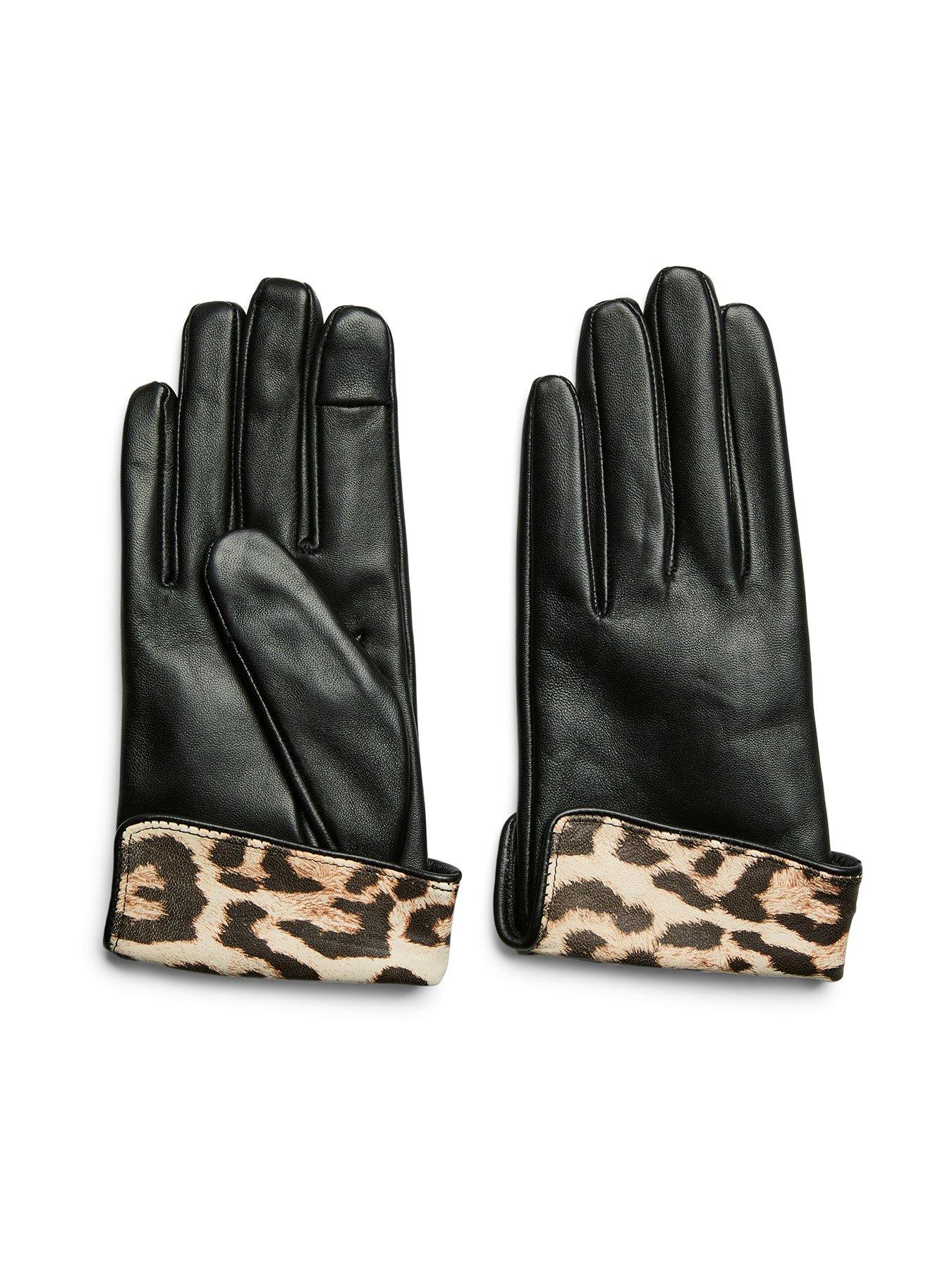 pieces-smart-leather-gloves-multi