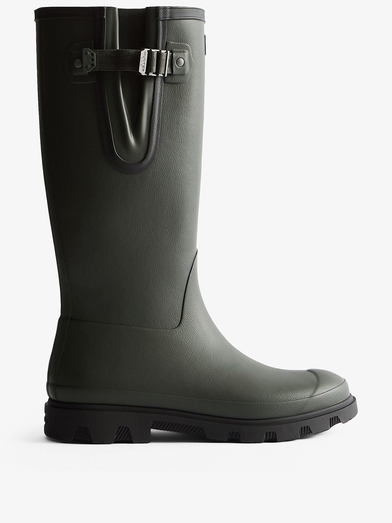 Image 2 of 4 of Hunter Mens Field Downpour Adjustable Boots - Green