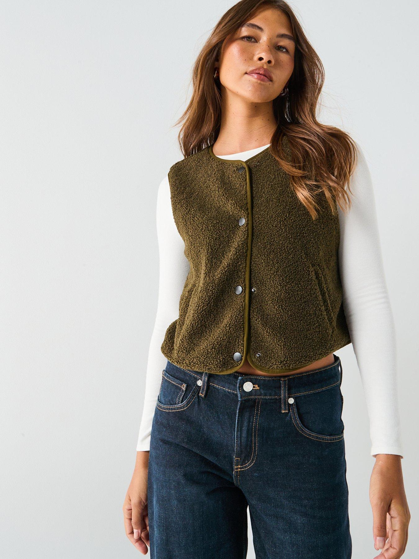 Vero Moda Gilly Sleeveless Gilet - Green