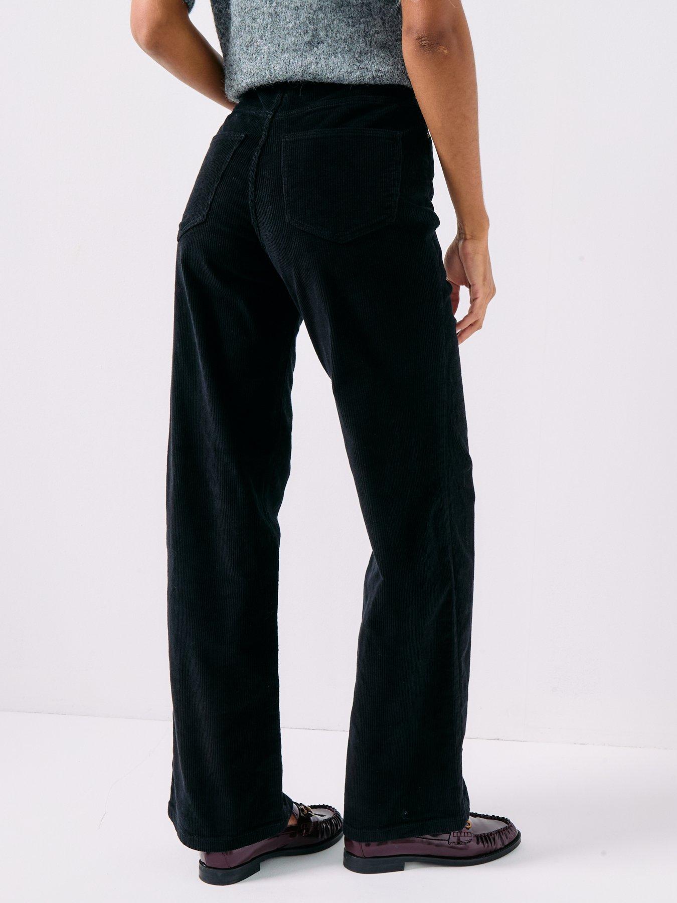 Vero Moda Tessa Wide Corduroy Pants - Black | Very
