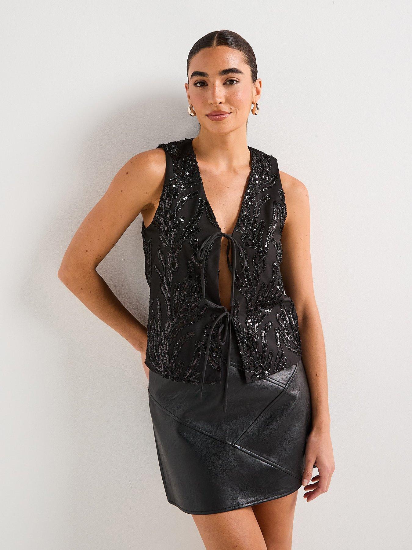 Rouge Mira Waistcoat - Blue