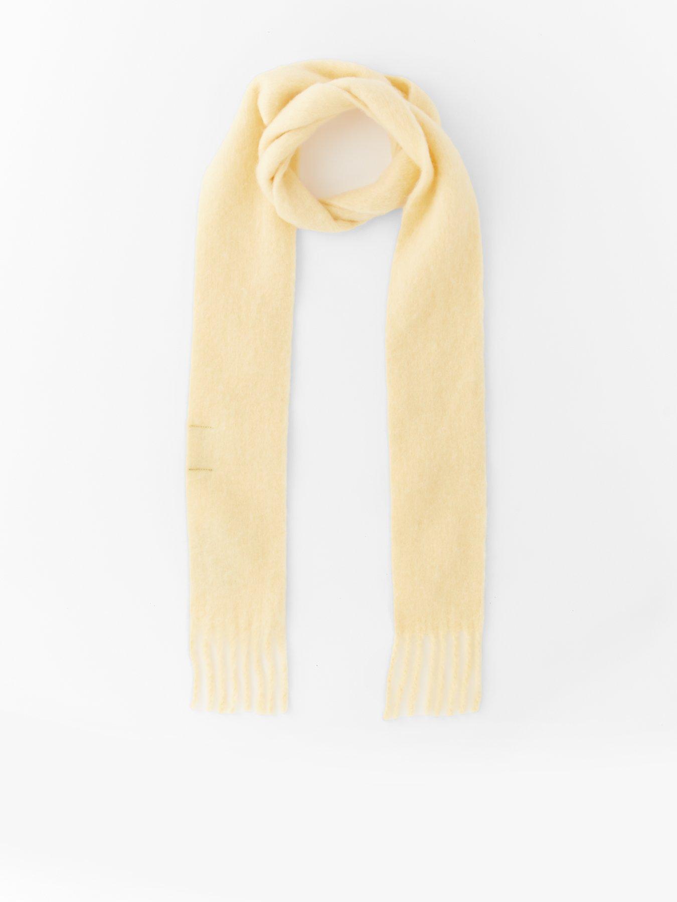 PIECES Jinny Narrow Scarf - Yellow