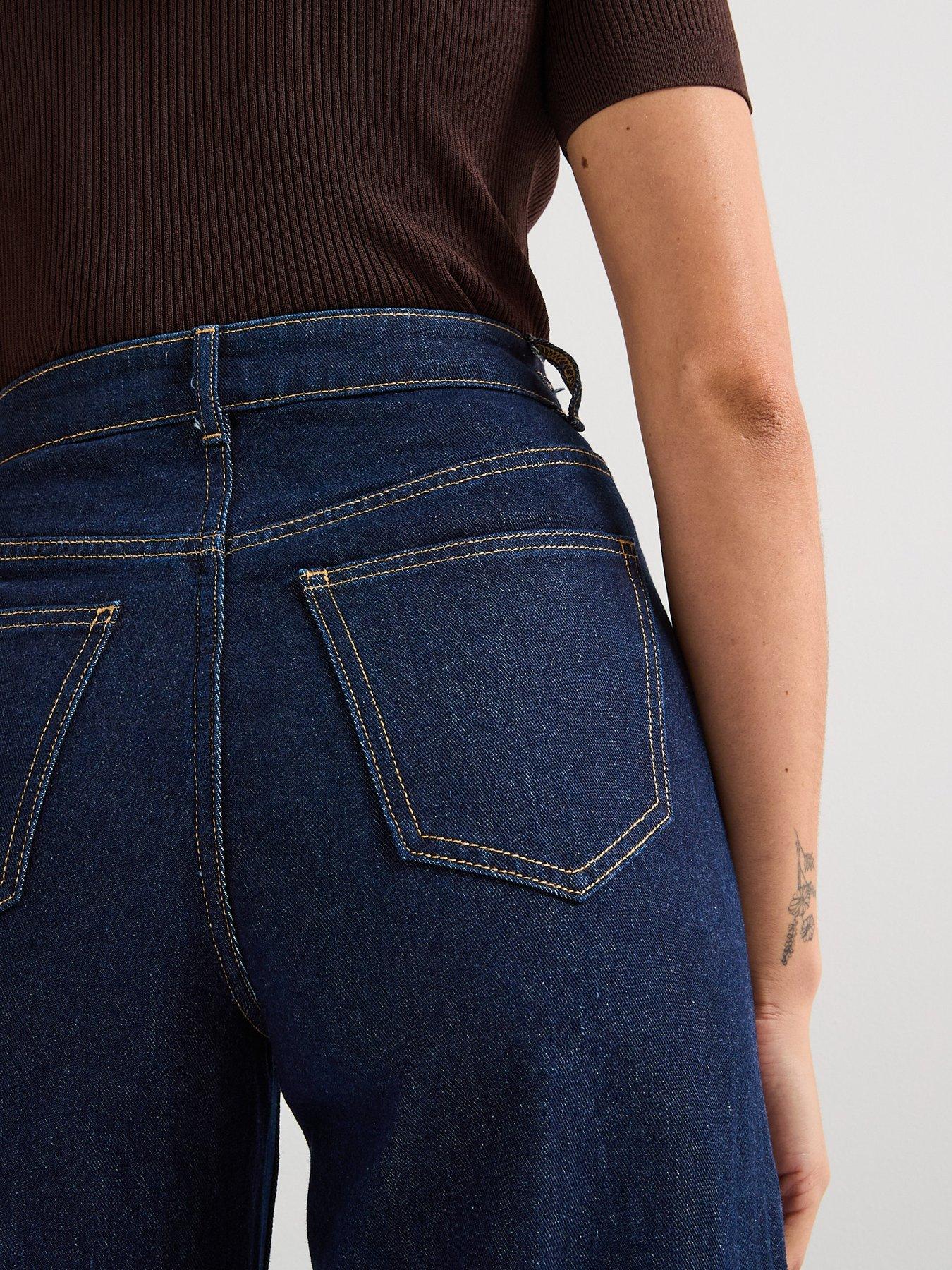 Image 6 of 6 of Vero Moda Kathy High Rise Wide Leg Jean - Blue