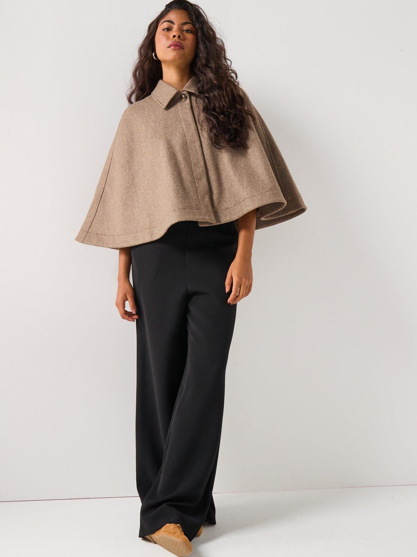 AWARE Taliana Cape Jacket - Brown | Very