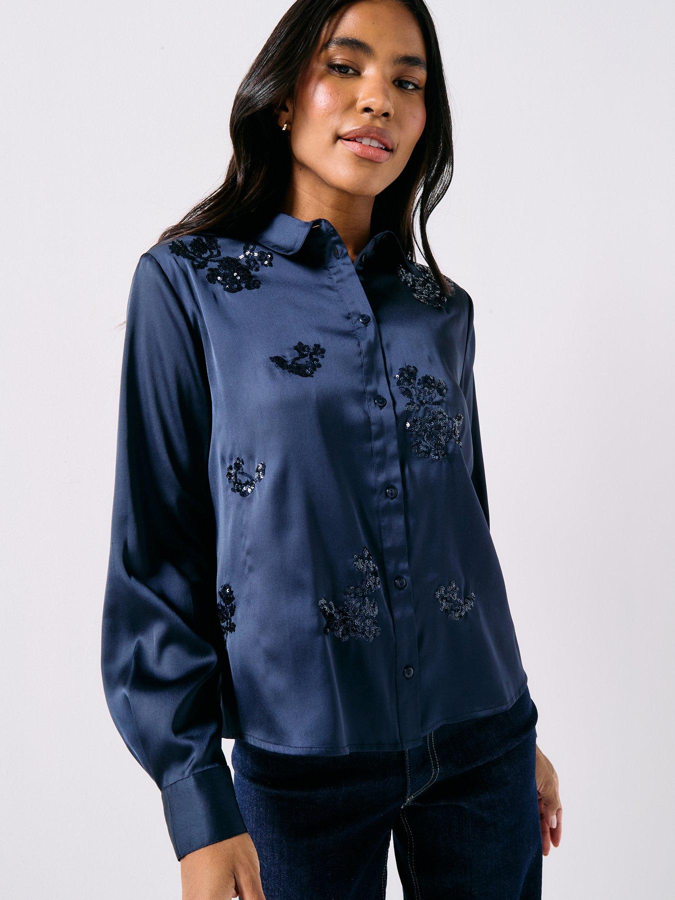 JDY JDYLILA L/S SEQUIN SHIRT WVN