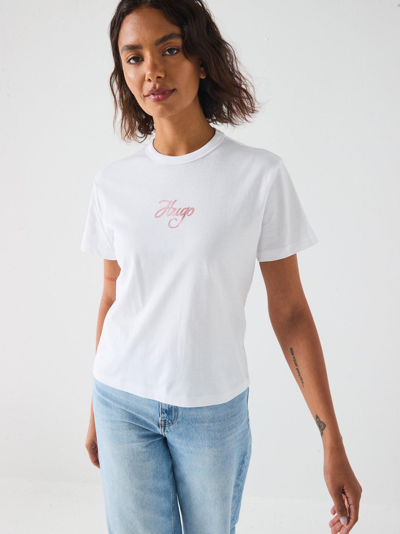 HUGO Short Sleeve T-Shirt - White