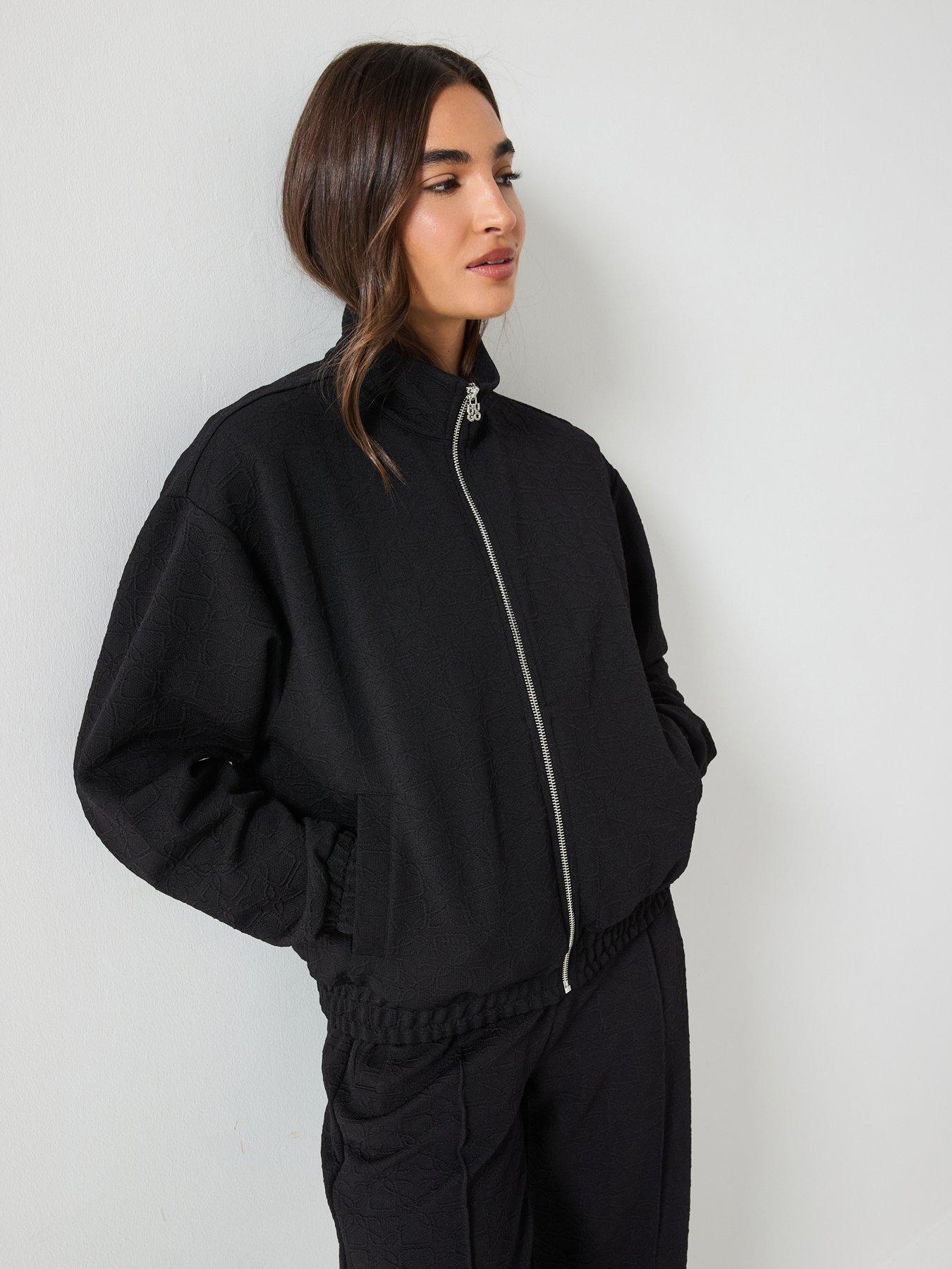hugo-zip-up-sweatshirt-black