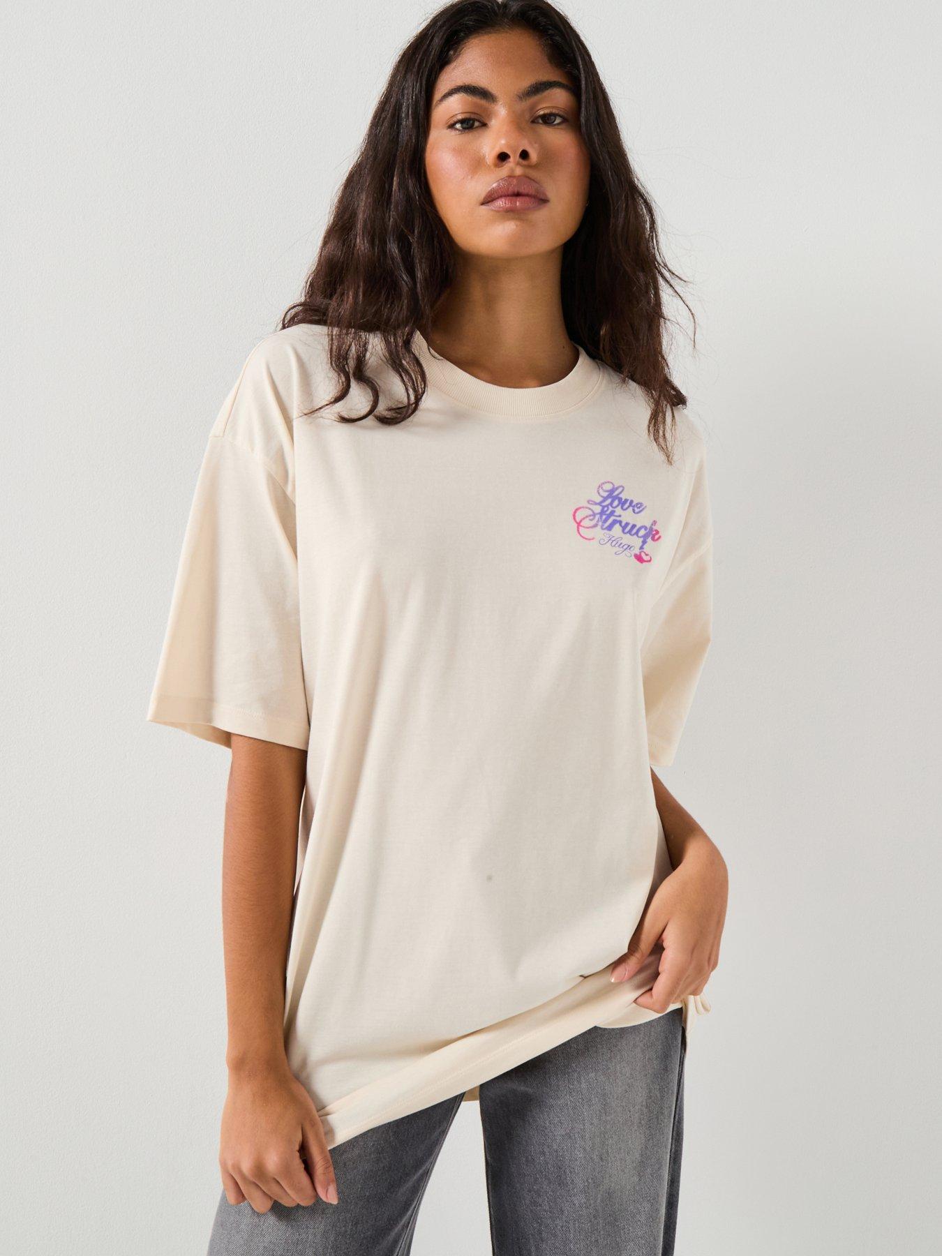 HUGO Oversized T-Shirt - White