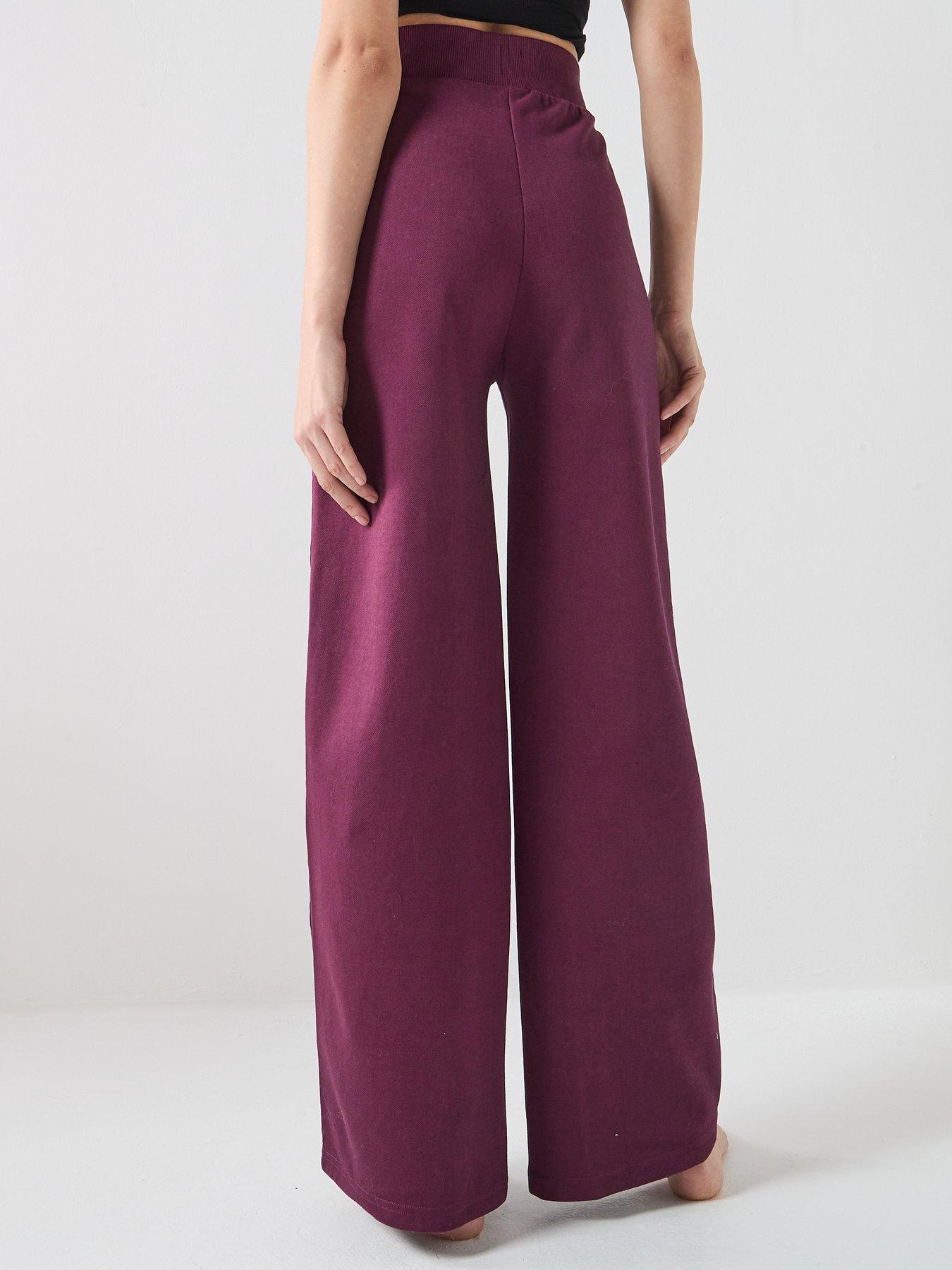 Image 2 of 5 of BOSS Flared Leg Jogger Pants - Dark Pink