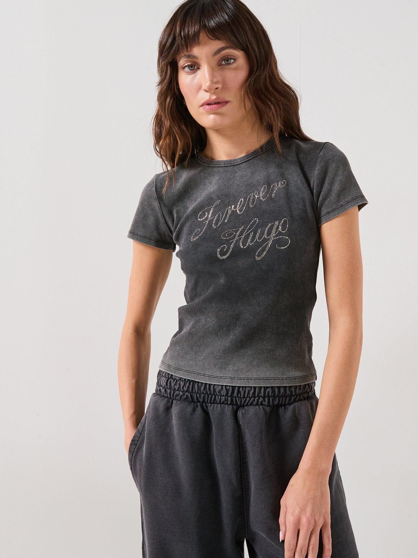 HUGO Short Sleeve Slim Fit T-Shirt - Black