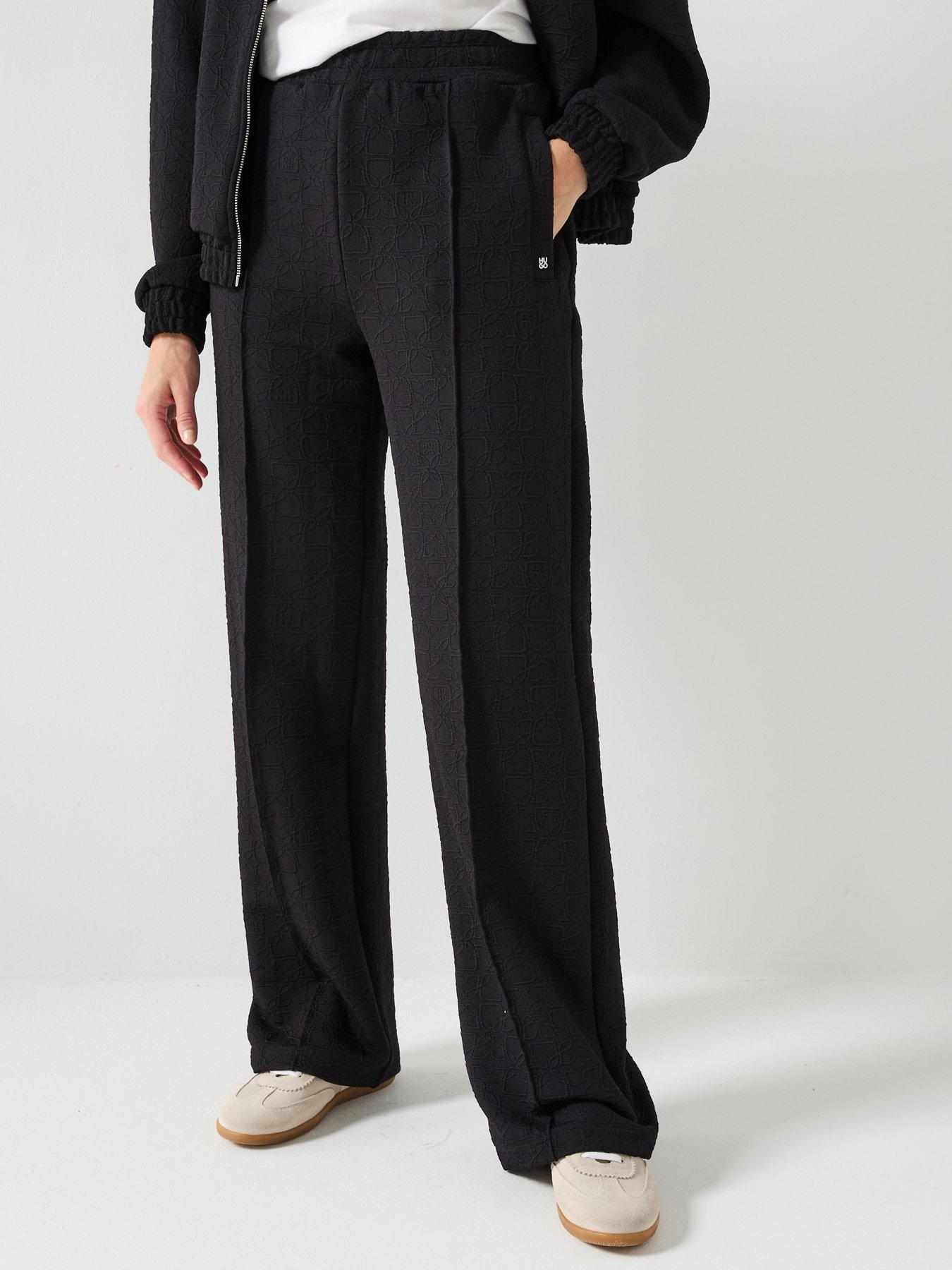 HUGO Straight Leg Jogger - Black