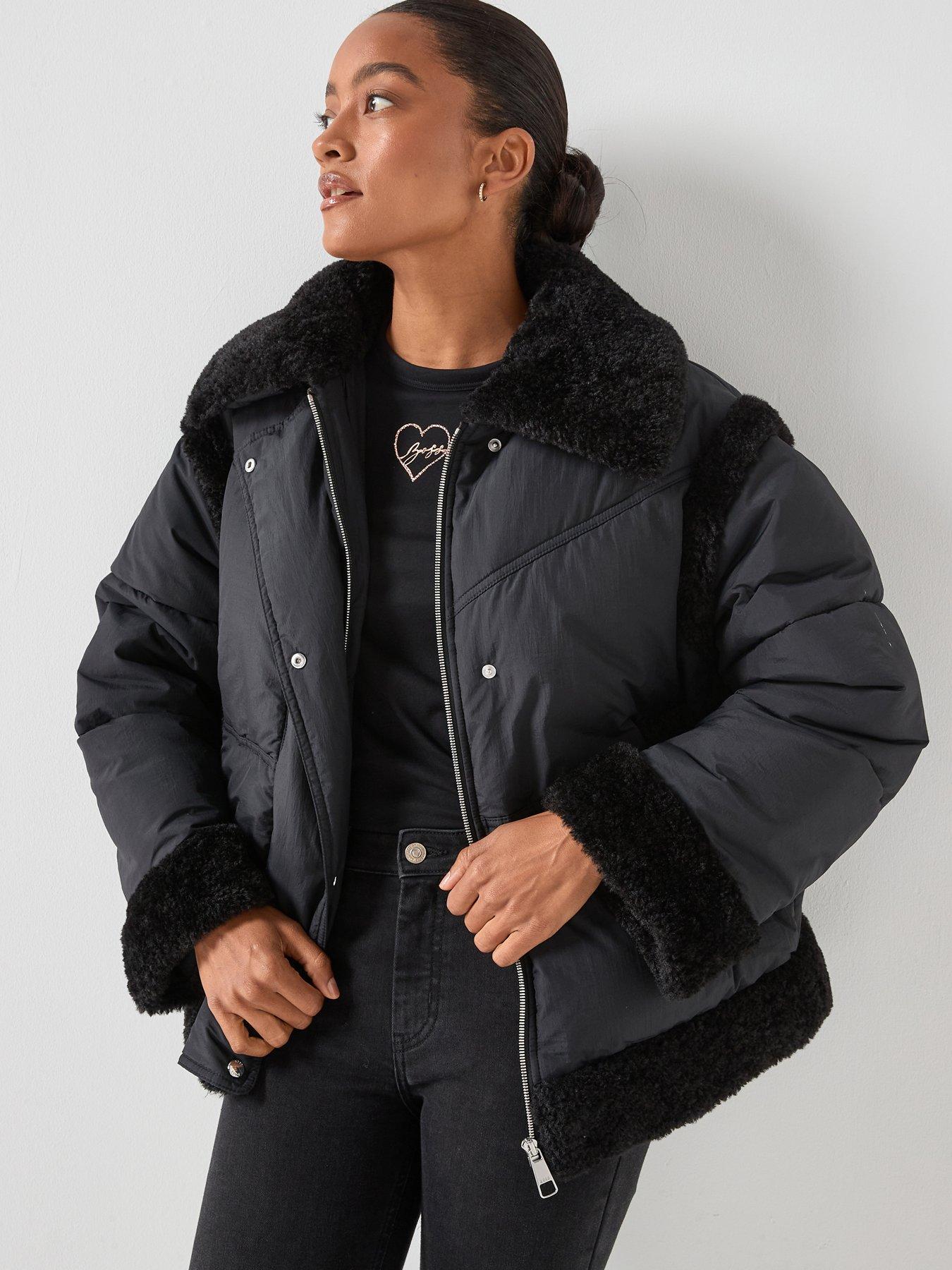 BOSS Pajuna Puffer Coat - Black