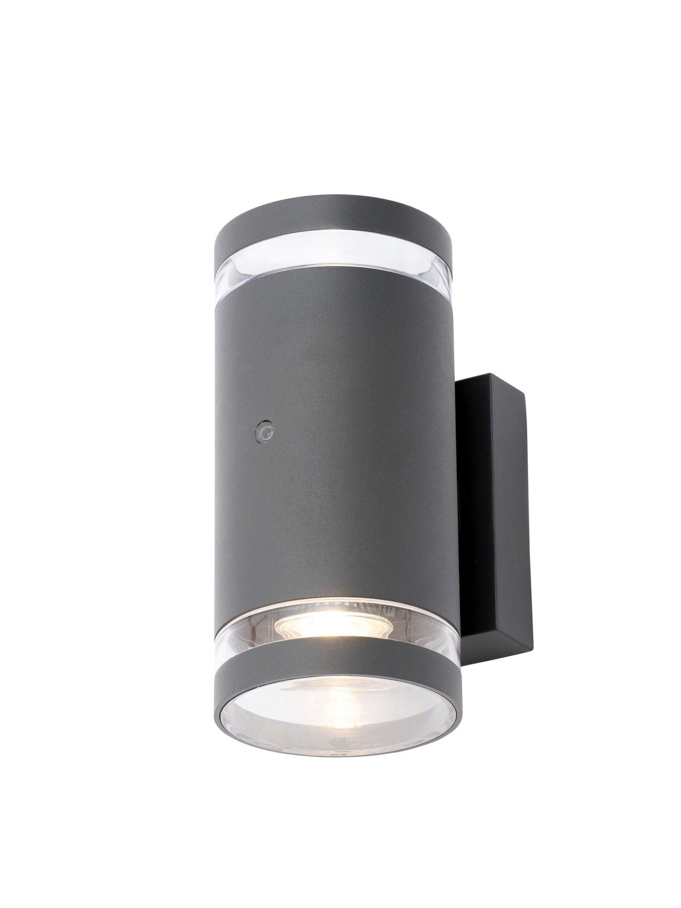 Image 5 of 6 of Zinc Lens 2lt Wall w Photocell GU10 Anth