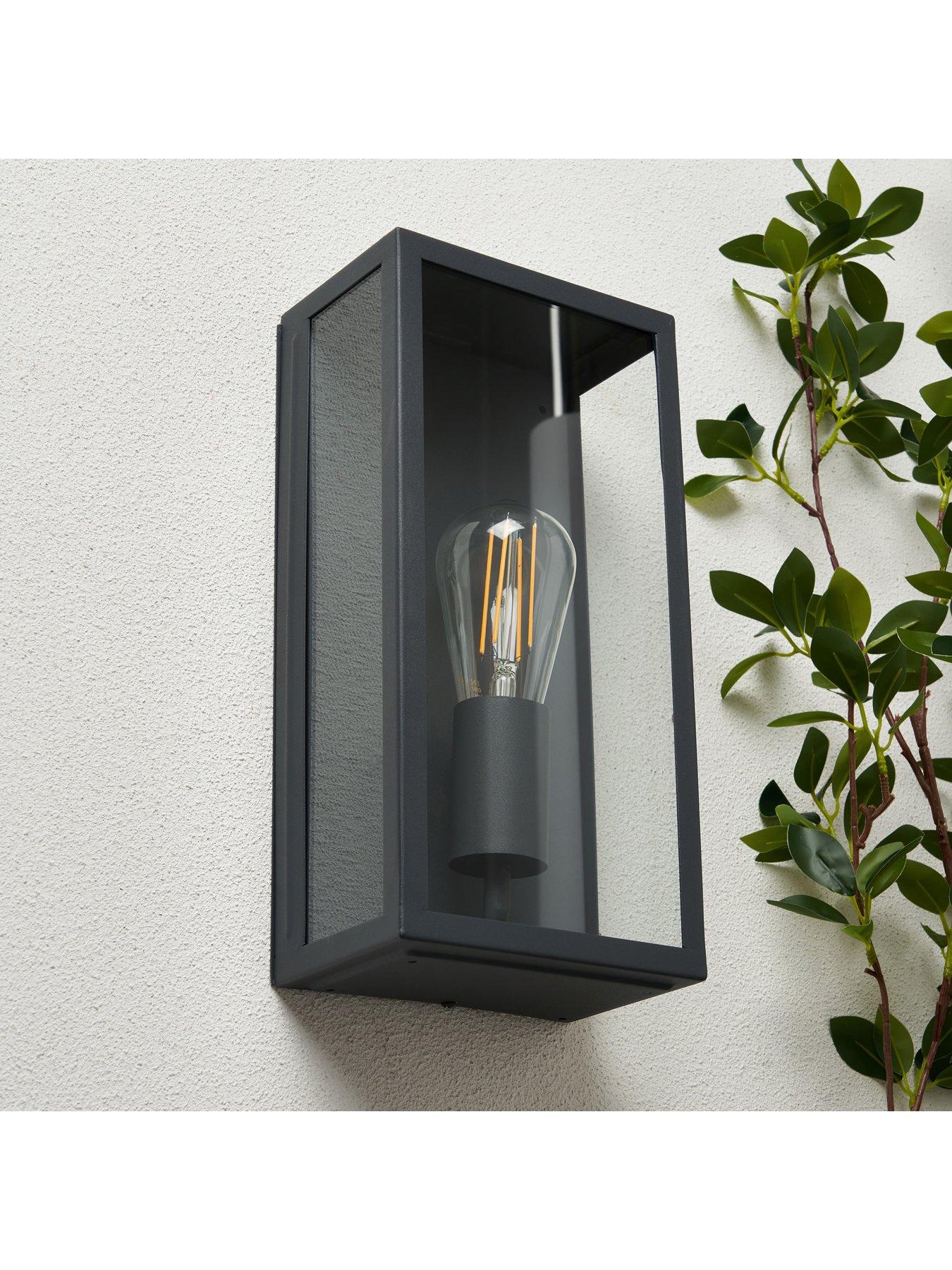 undefined Minerva Metal Box Lantern Anthracite