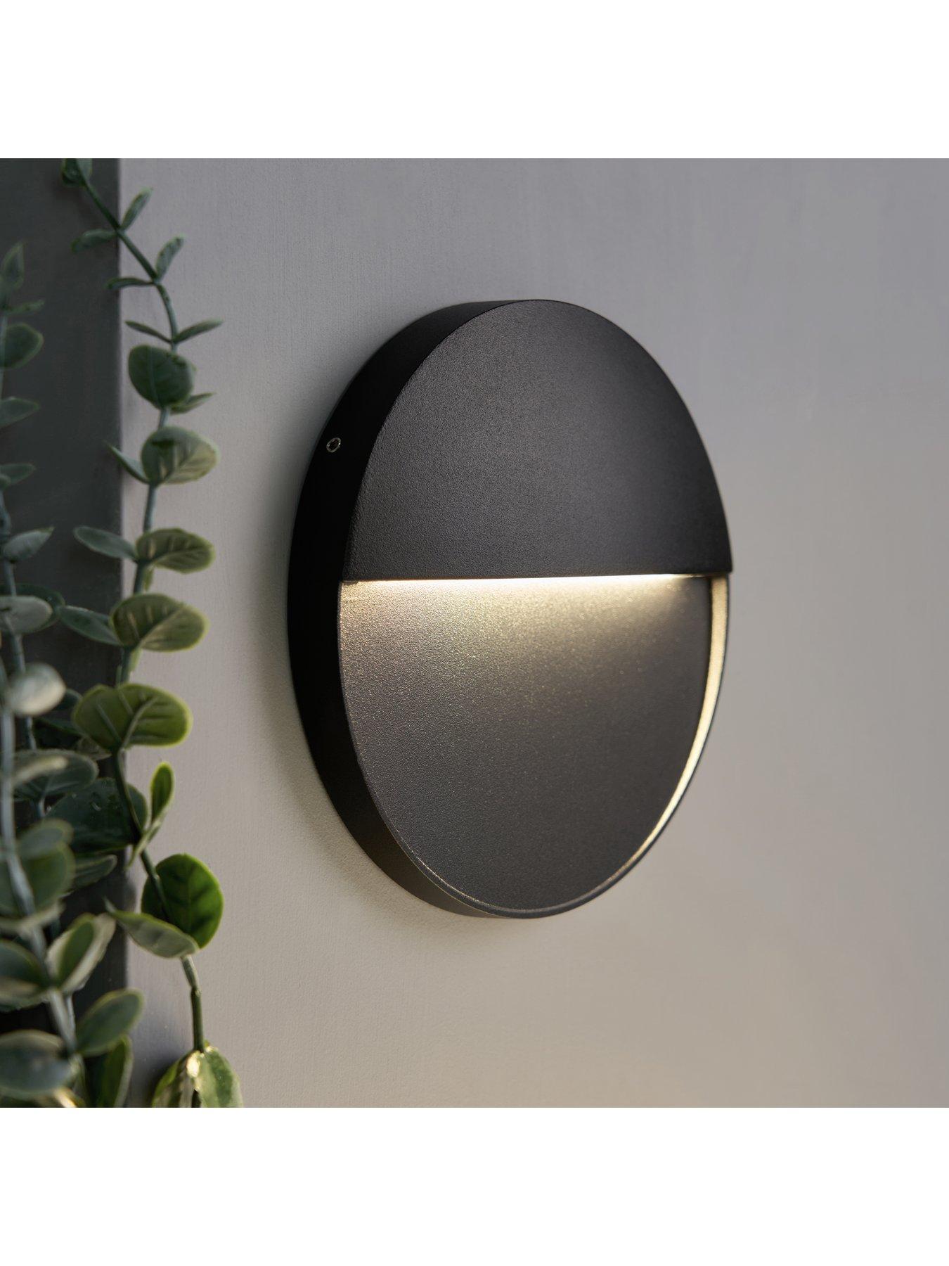 undefined Onza 6w LED Rnd 16cm Guide Light Large IP54 Black