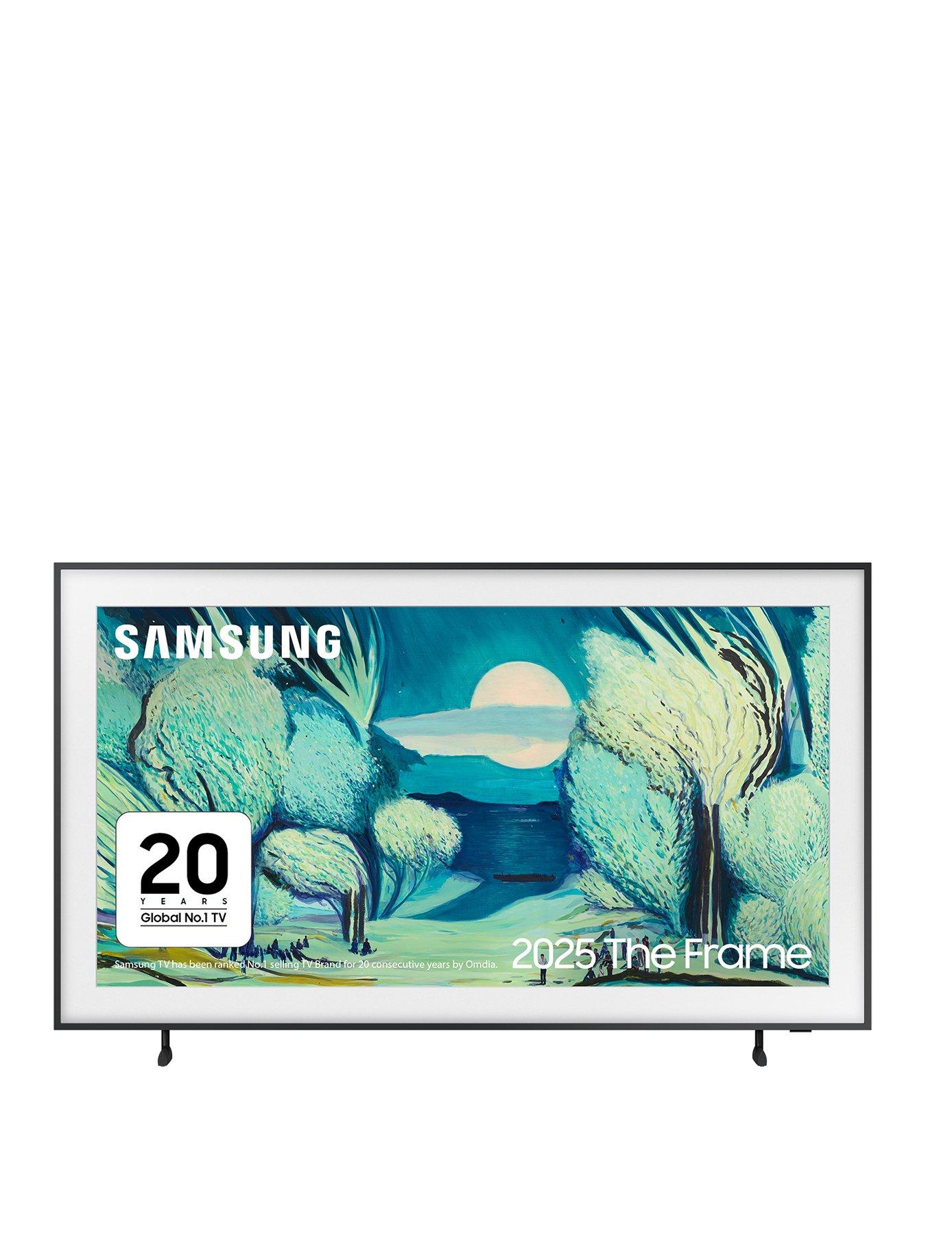 Samsung LS03F 55-inch The Frame QLED AI Smart TV with Art Mode  &  Wall Mount - QE55LS03F