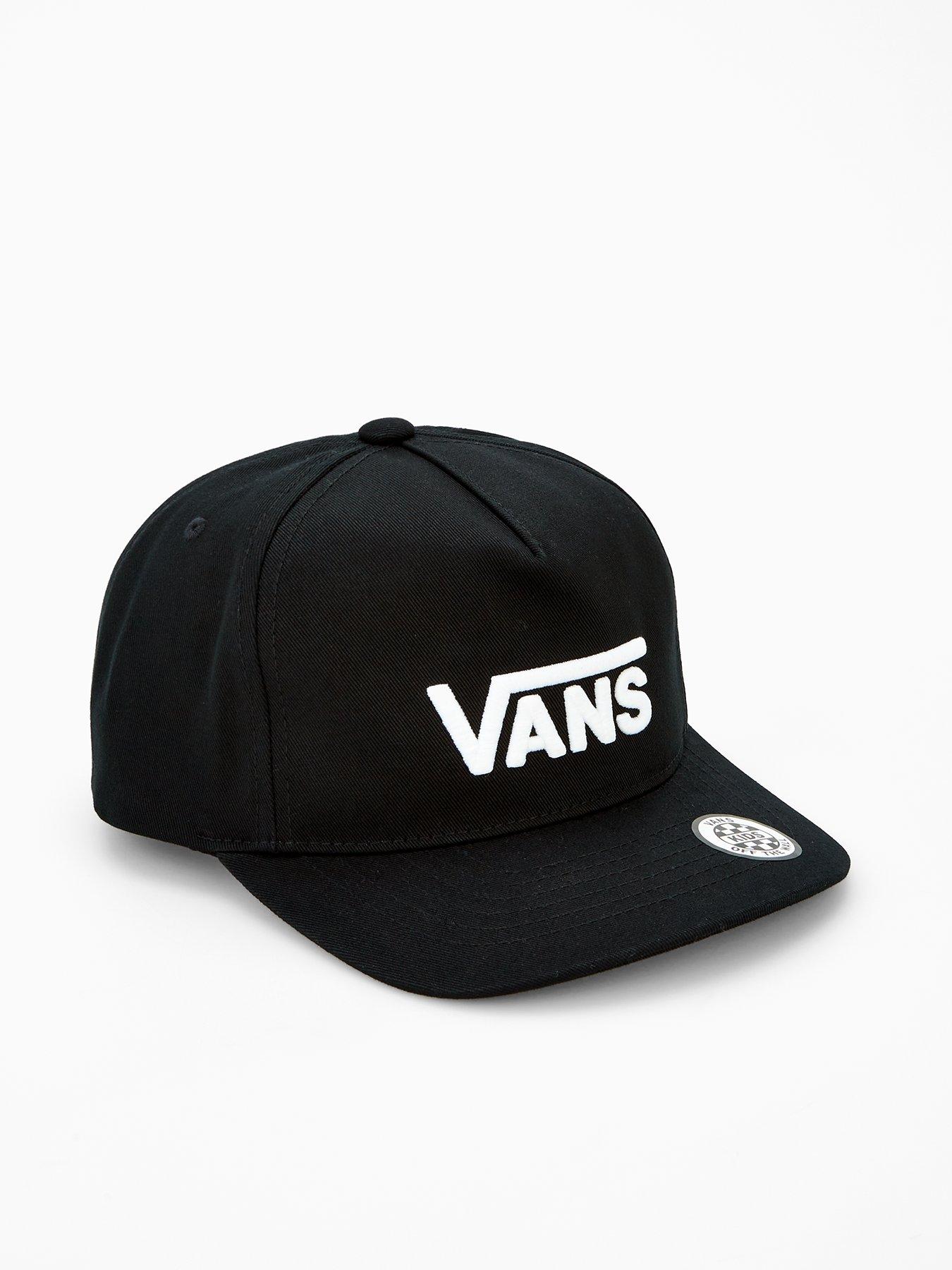 vans-junior-drop-v-logo-snapback-black