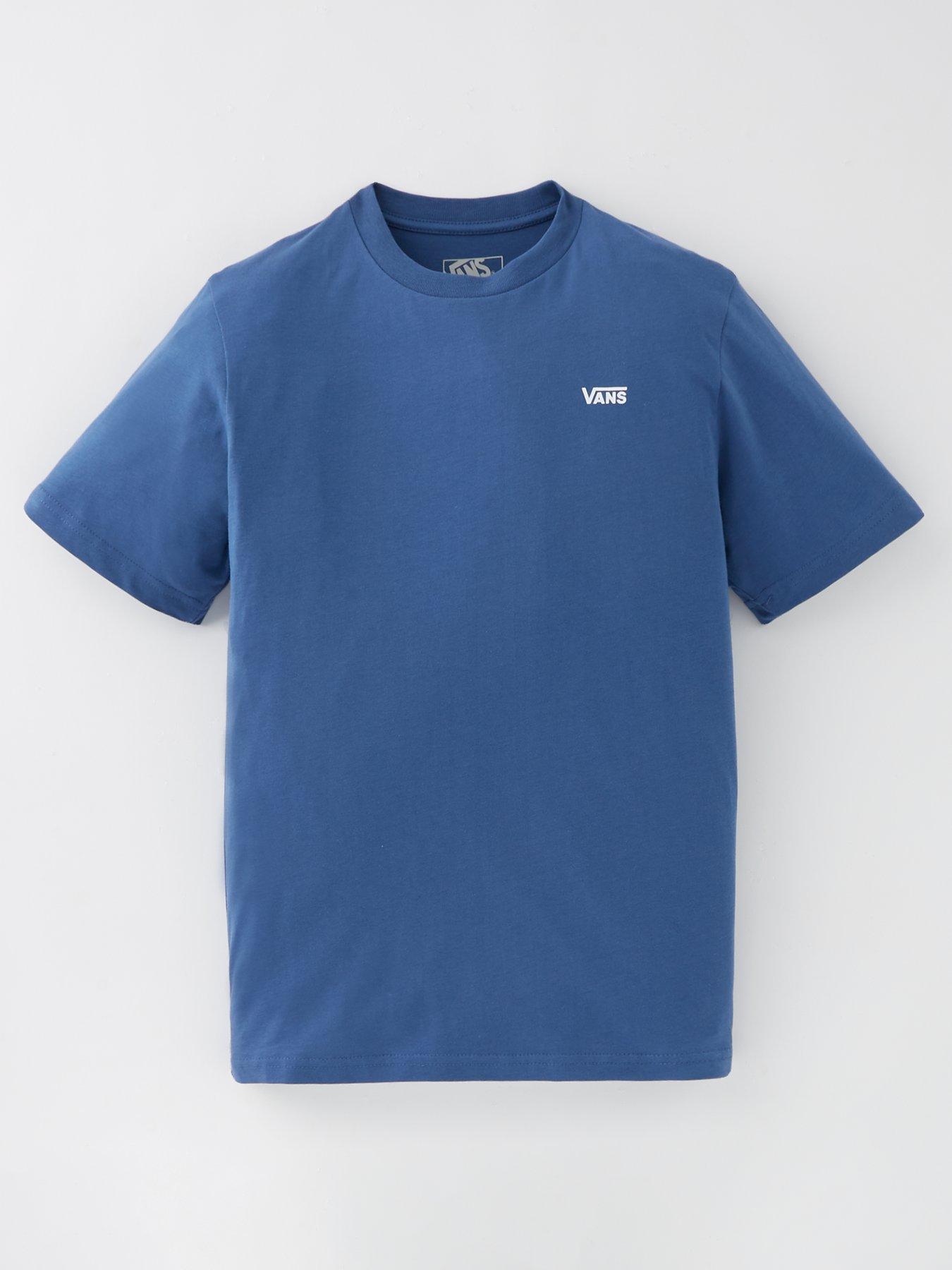 Vans Boys Left Chest T-Shirt - Navy