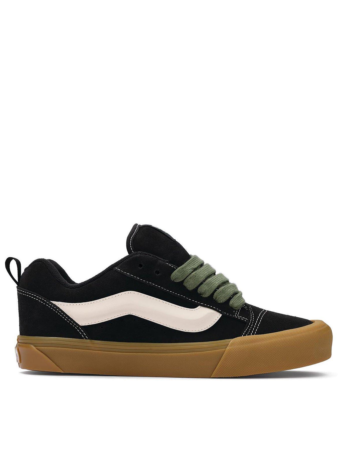 Vans Mens Knu Skool Trainers - Black/green