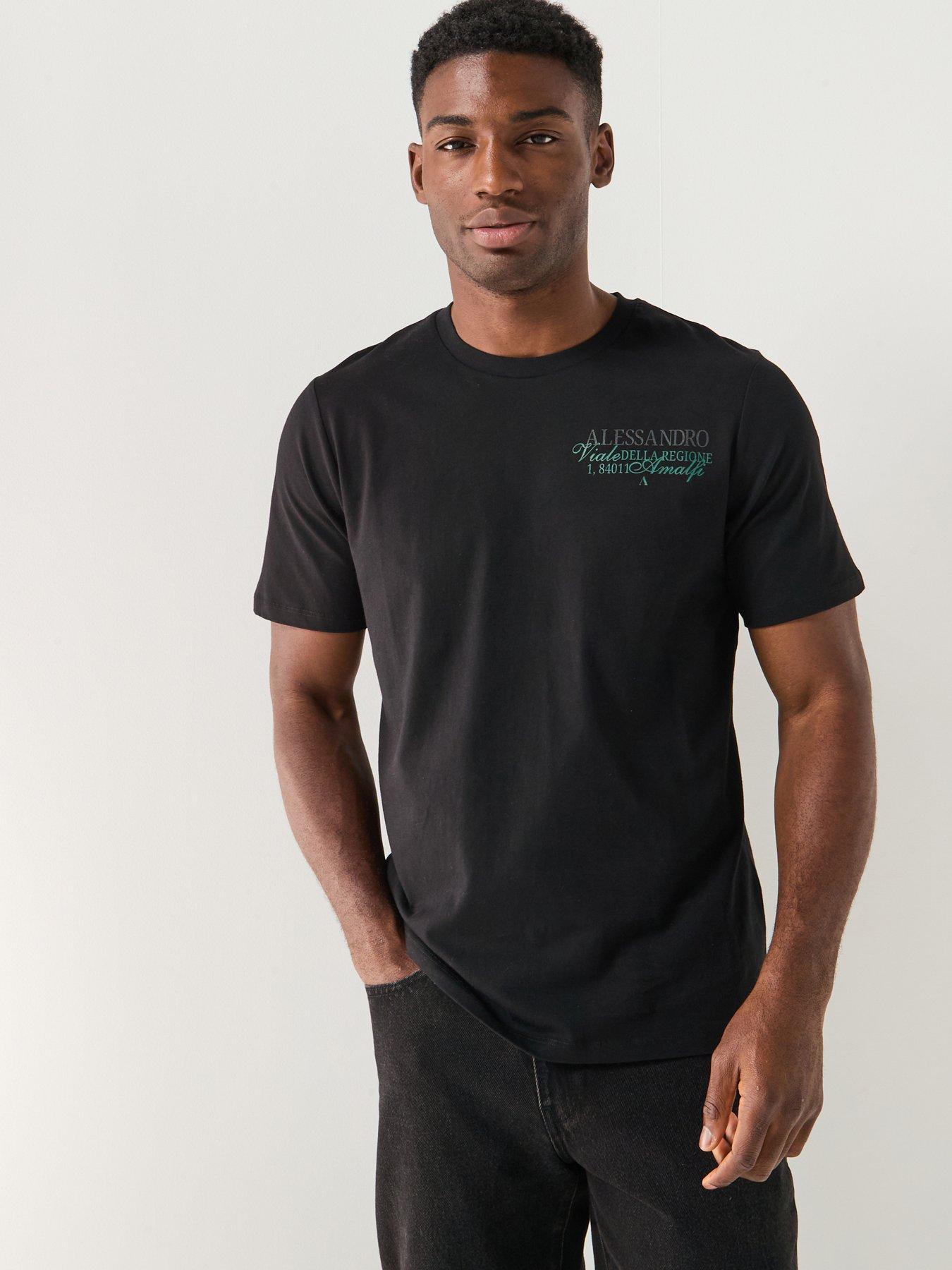 undefined Arco Graphic Backprint T-Shirt - Black