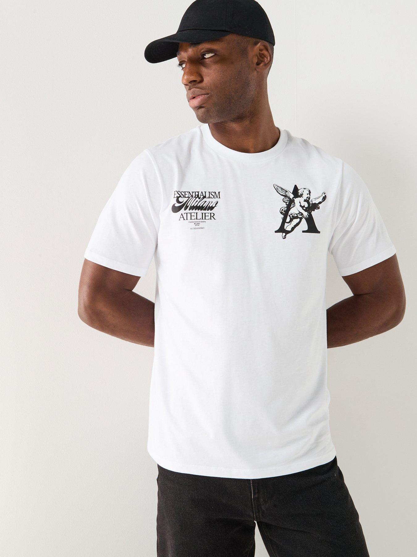 undefined Alessandro Zavetti Putto Graphic Backprint T-shirt