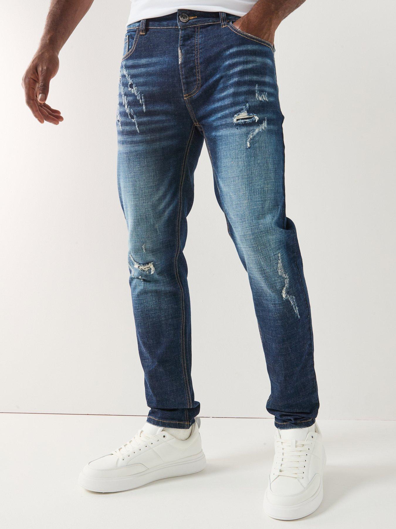 Alessandro Zavetti Artiglio Slim Fit Jeans - Dark Blue
