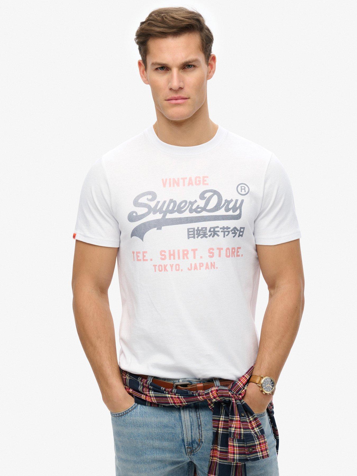 Superdry Vintage Heritage Relaxed T-Shirt - Blue