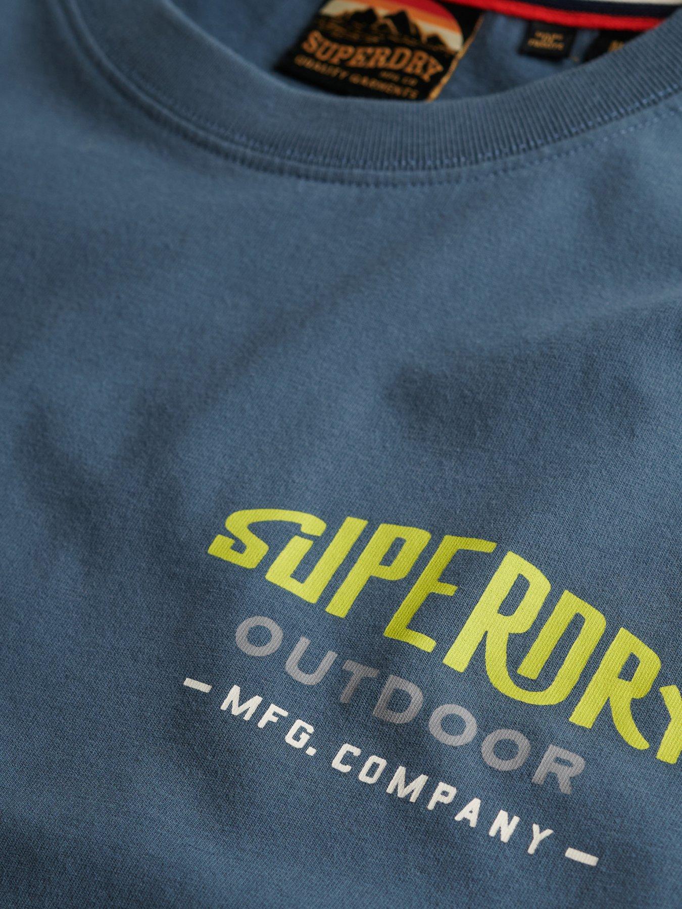 Image 5 of 5 of Superdry Mountain Relaxed T-Shirt - Blue