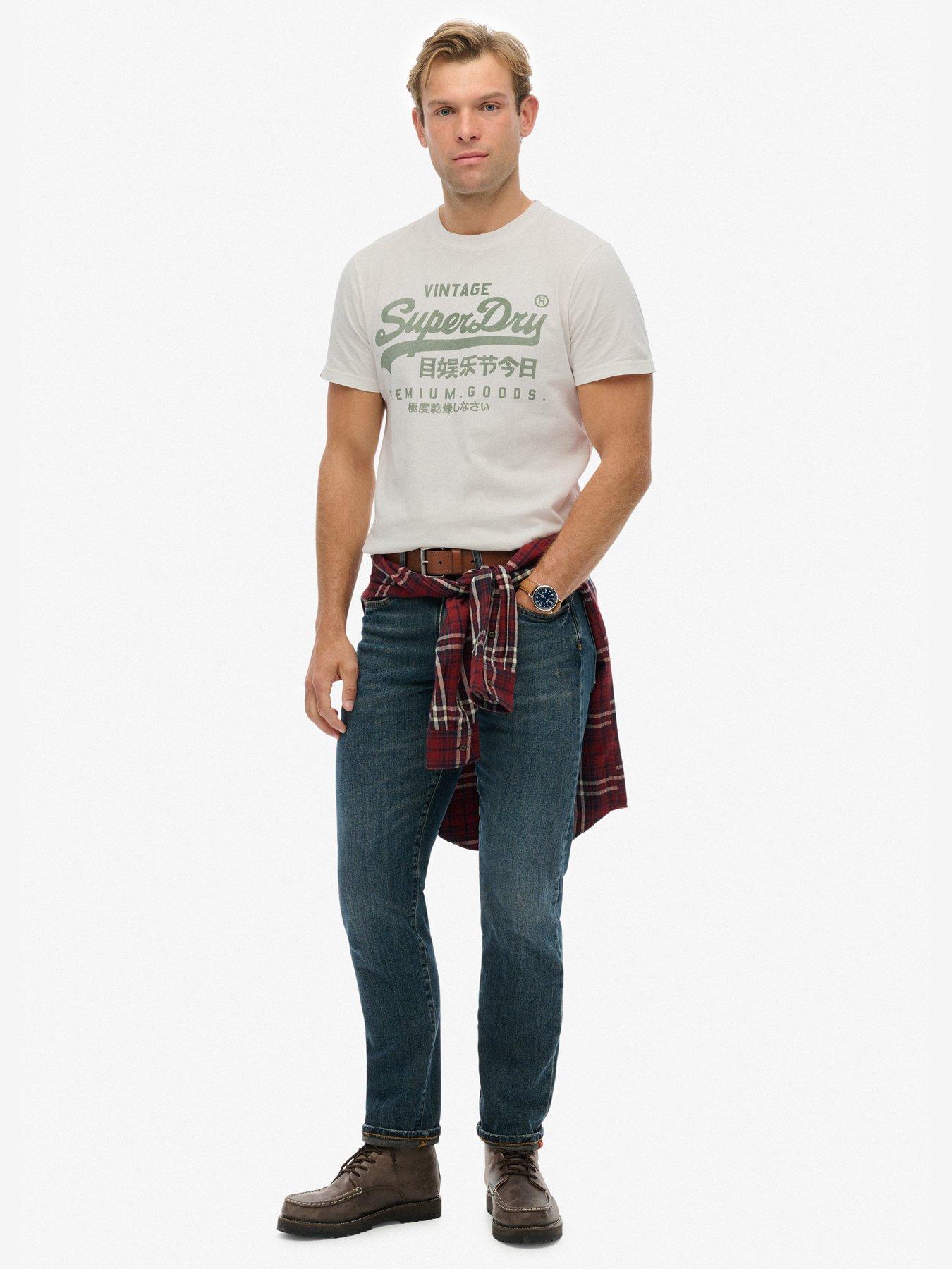 Image 2 of 5 of Superdry Vintage Classic T-Shirt - White