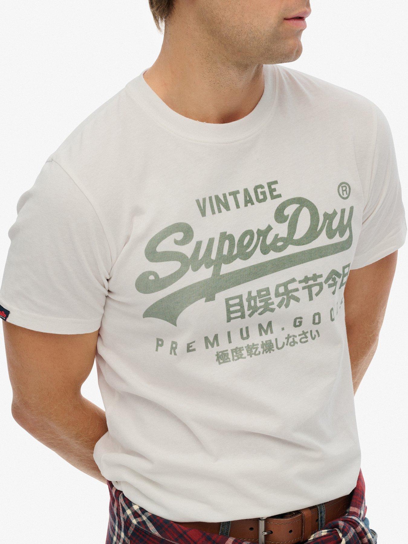 Image 3 of 5 of Superdry Vintage Classic T-Shirt - White