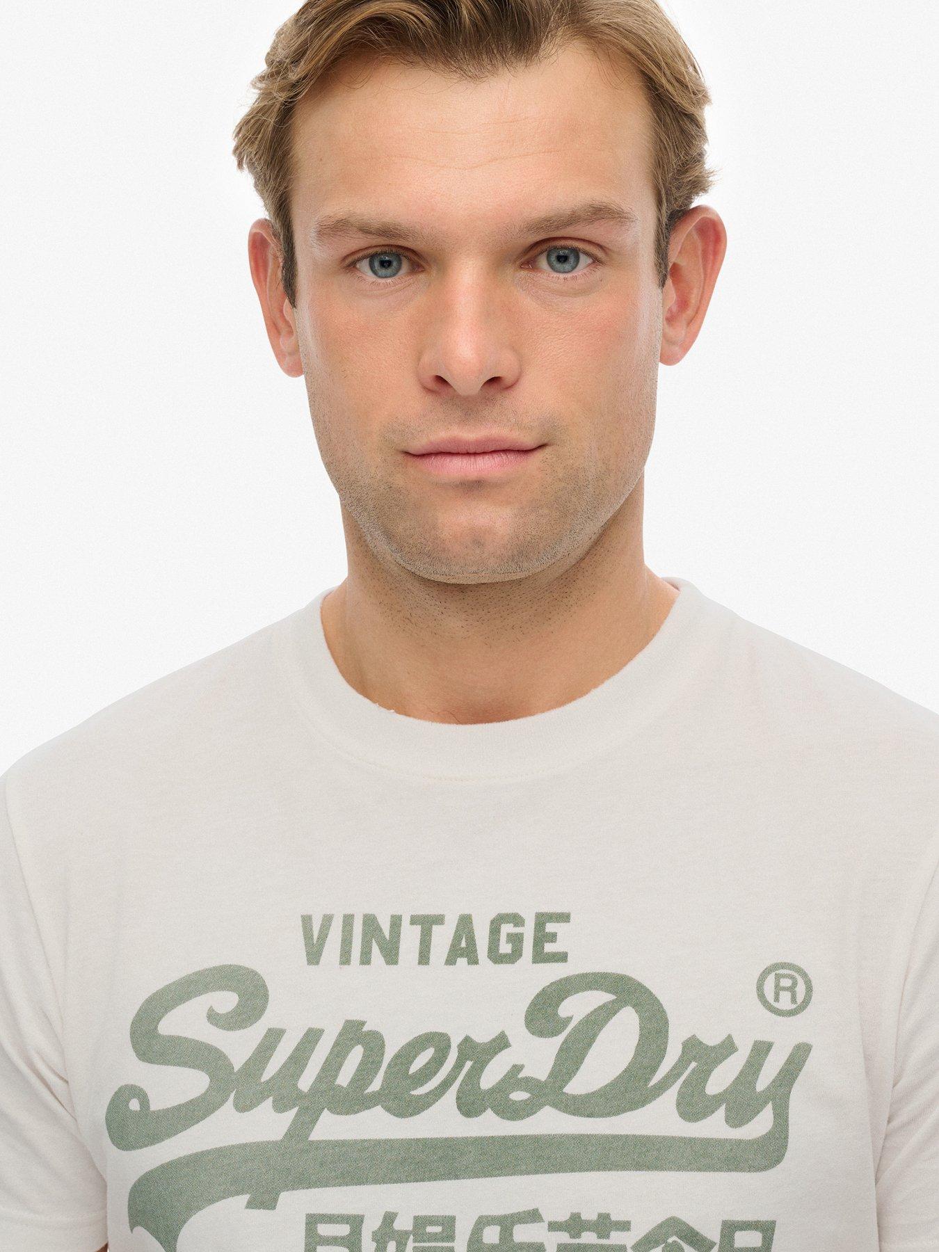 Image 4 of 5 of Superdry Vintage Classic T-Shirt - White