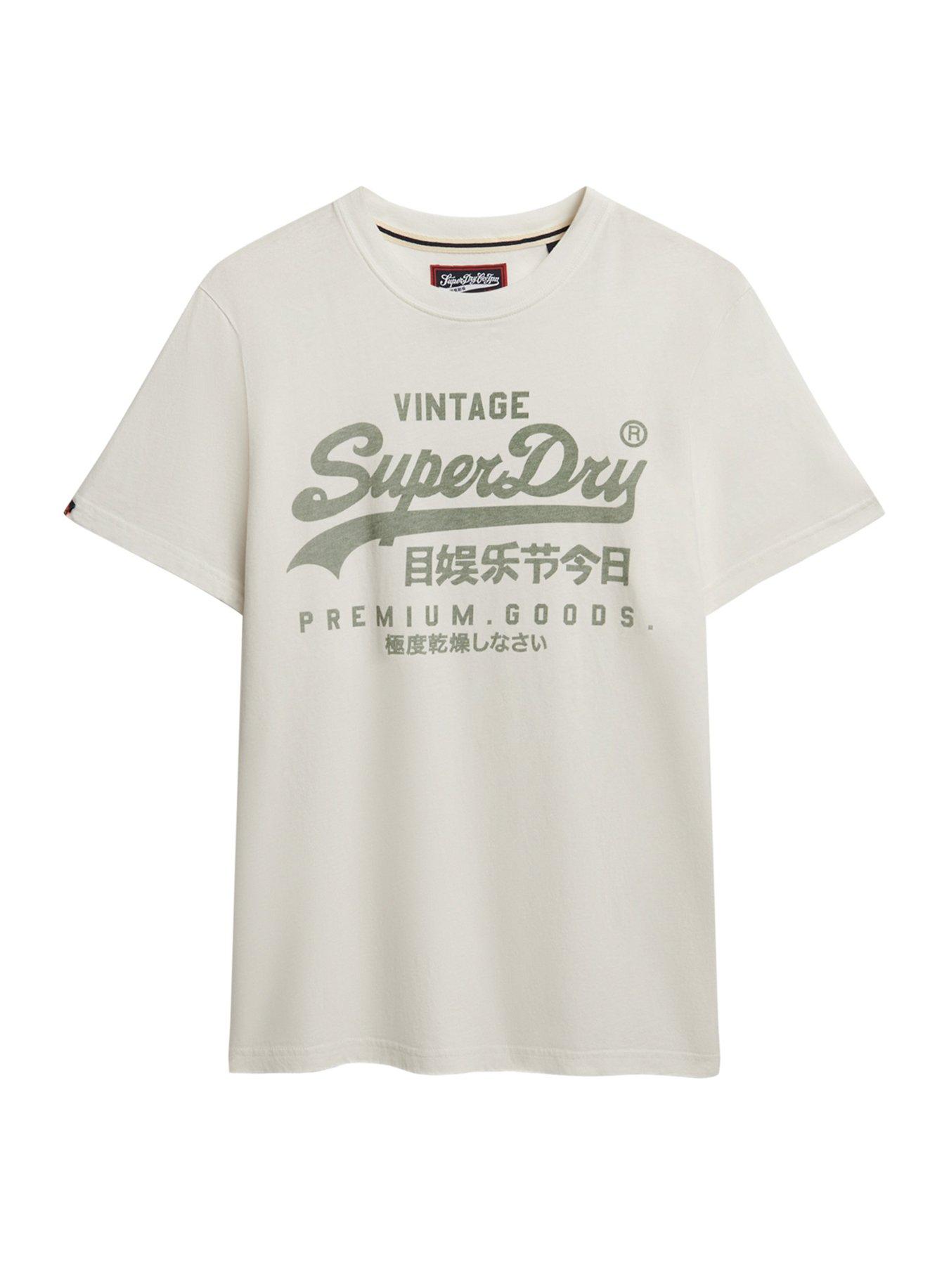 Image 5 of 5 of Superdry Vintage Classic T-Shirt - White