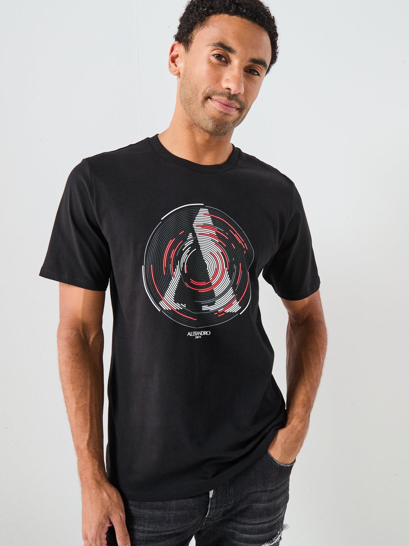 Alessandro Zavetti Centro Short Sleeve T-Shirt - Black