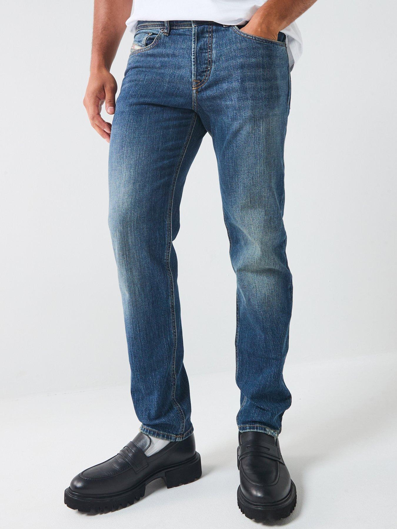 Diesel D-Finitive Regular Fit Jeans, Blue, Size 34, Inside Leg Regular, Men